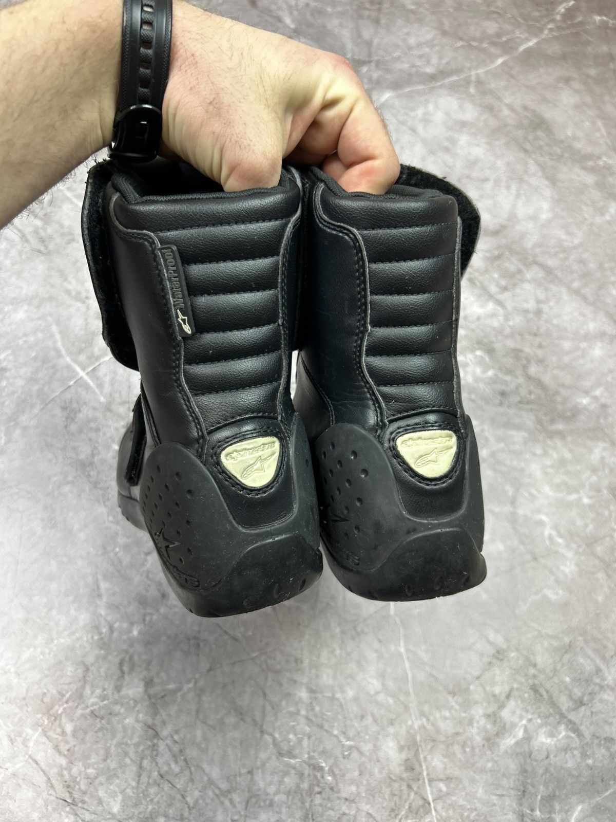 Alpinestars Black Aplinestars Motorcycle Boots Size 7.5 Size US 7 / EU 40 - 7 Thumbnail