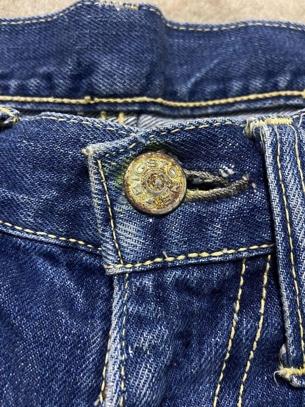 Japanese Brand Vintage 60s Big Stone Flare Jeans Size US 30 / EU 46 - 6 Thumbnail