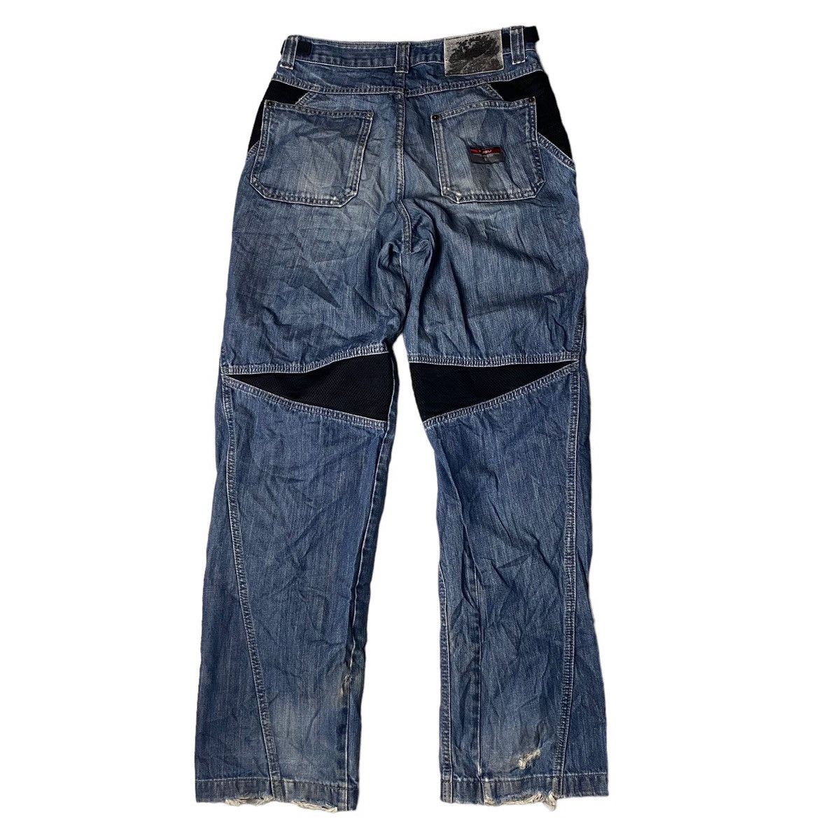 Hysteric Glamour Fubu Collection - Flared Double Knee Straight Cut Jeans Lgb Size US 34 / EU 50 - 2 Thumbnail