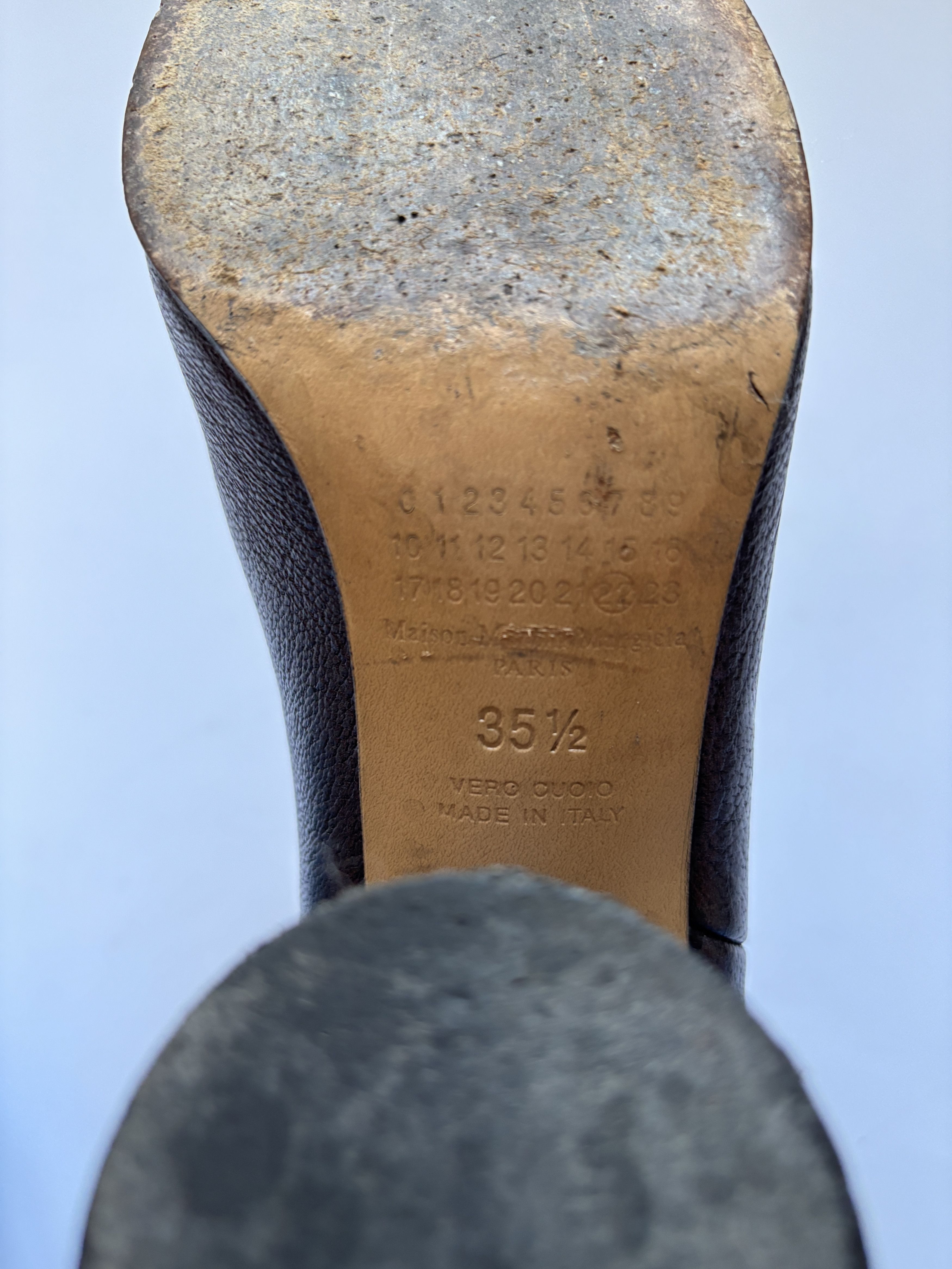 Maison Margiela ⚡️QUICK SALE⚡️Maison Margiela Metallic Round-Toe Ankle Boots Size US 5.5 / IT 35.5 - 8 Thumbnail