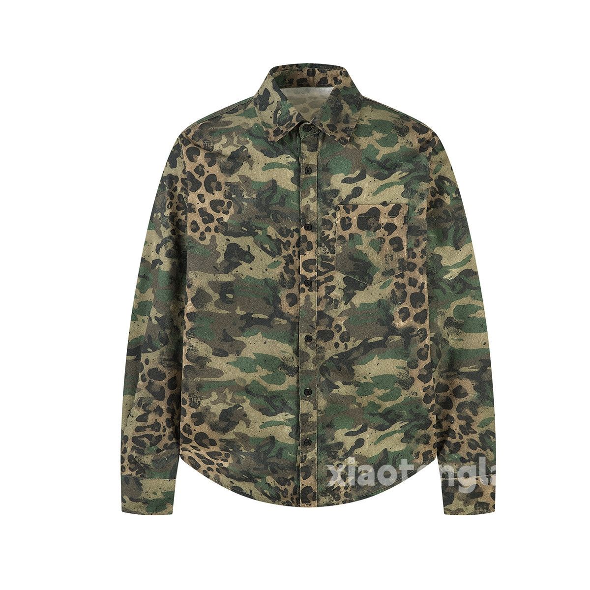 Vintage xz utility military outdoor pattern festival camo shirt Size US M / EU 48-50 / 2 - 1 Thumbnail