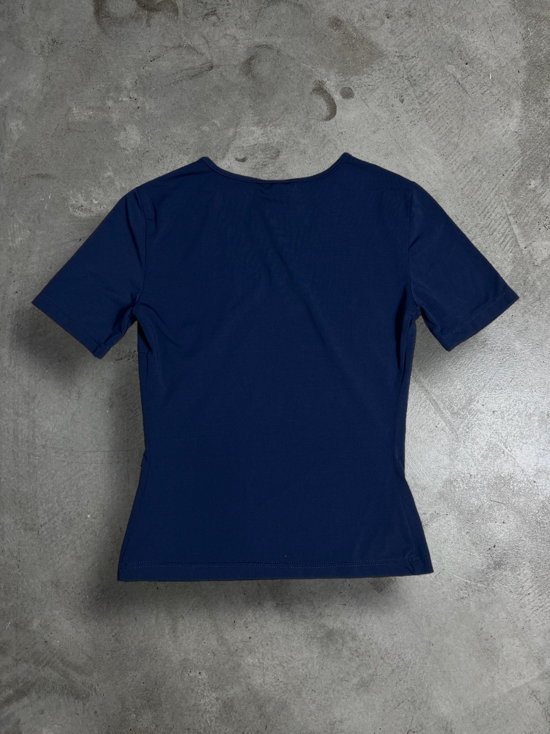 Fendi FENDI Jeans Nylon V neck Blouse (38) GTMPT607 Size XS / US 0-2 / IT 36-38 - 6 Thumbnail