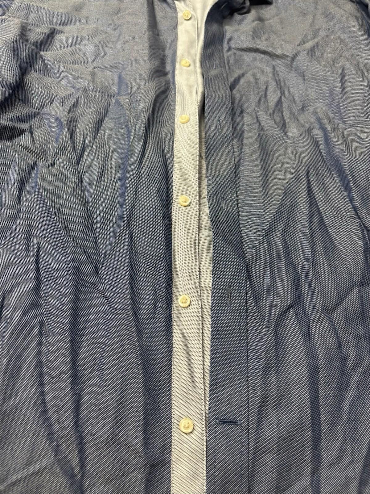 Ted Baker Ted Baker Endurance Dress Shirt Mens 16 32/33 Blue Cotton Size 38R - 7 Thumbnail