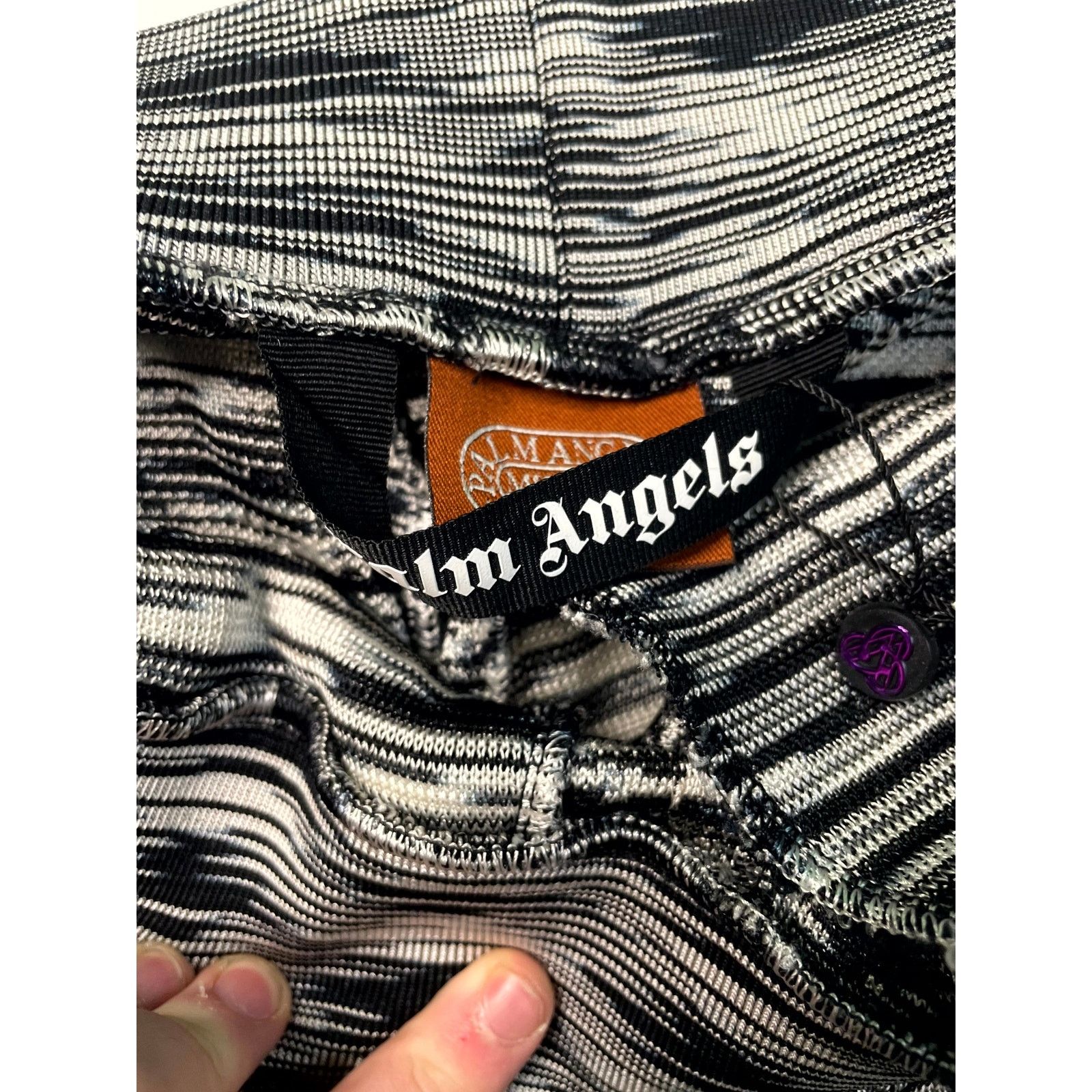 Palm Angels Palm Angels Massoni Zebra Track Pants Size US 32 / EU 48 - 4 Thumbnail