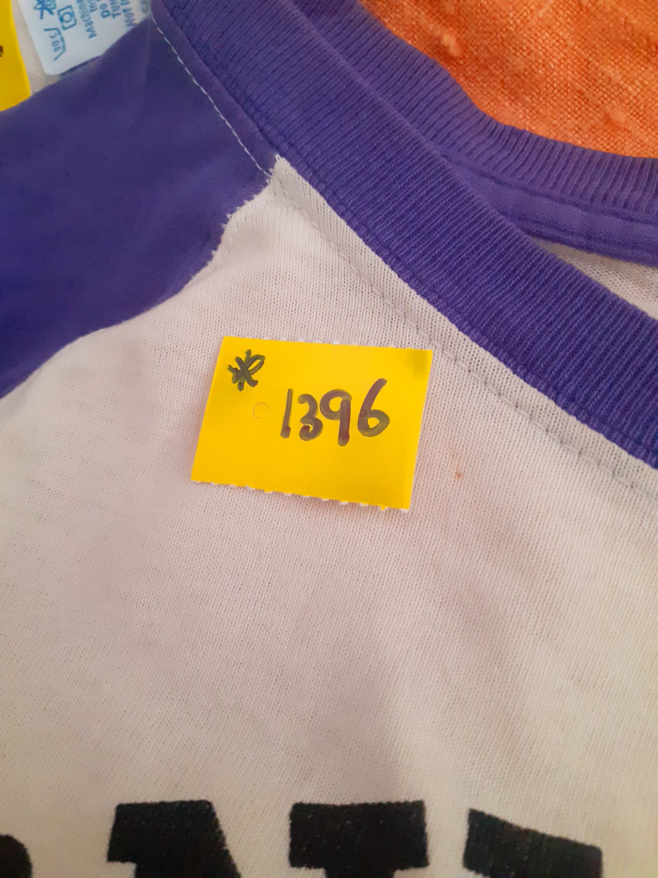 Converse DL Converse Purple White Long Sleeve T-shirts #1396 Size US L / EU 52-54 / 3 - 13 Thumbnail