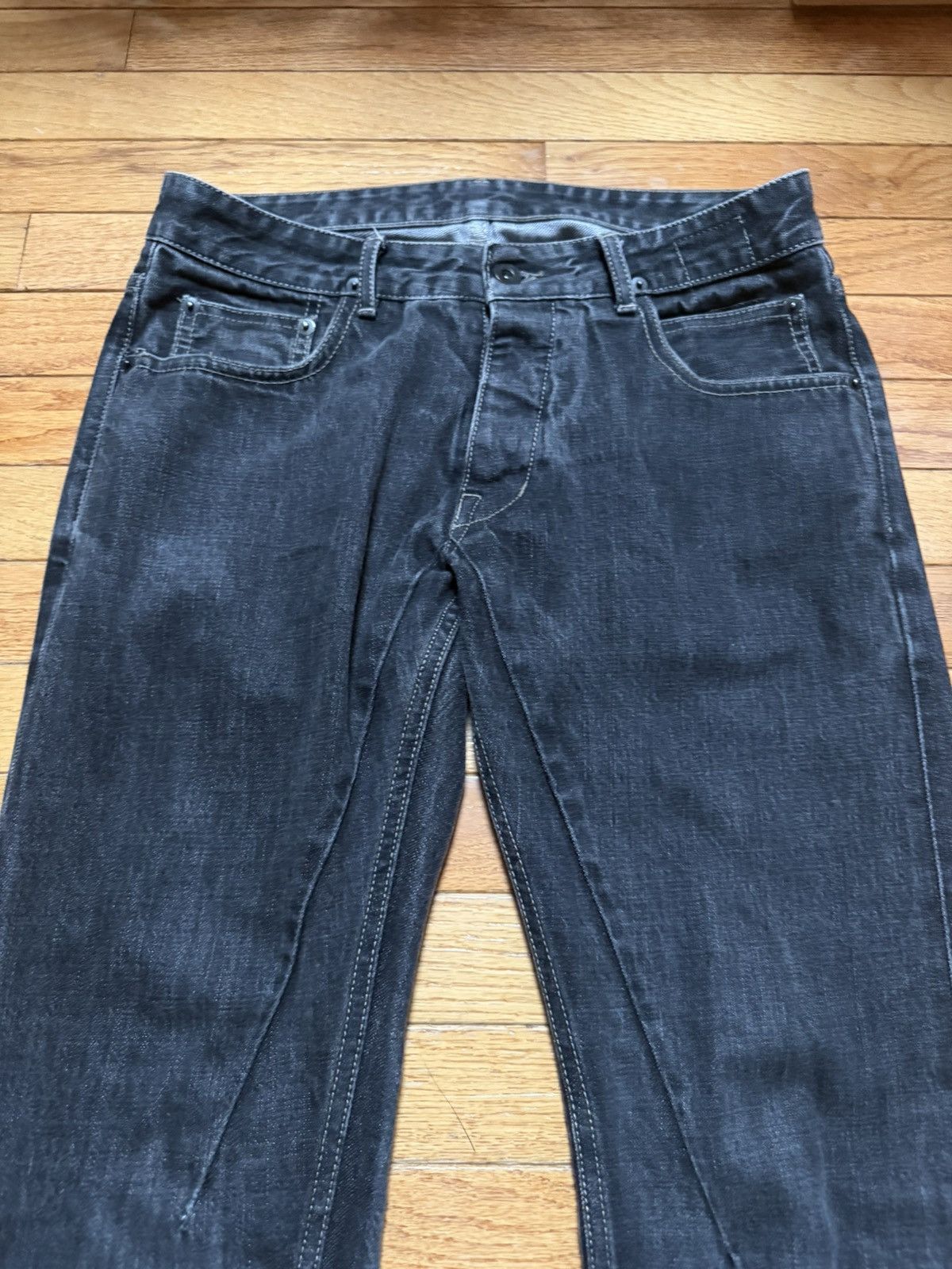 Rick Owens Rick Owens UNBW Detroit Cut Denim Size US 30 / EU 46 - 3 Thumbnail