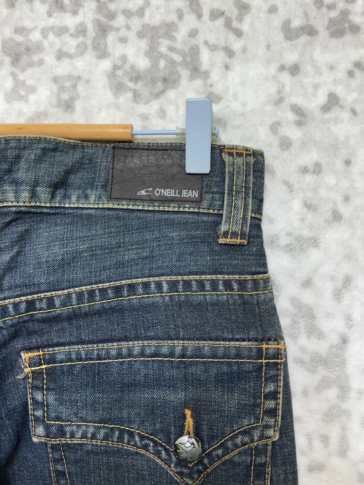 O'Neill Y2K O’Neill Flared Spiral Leg Jeans Embroidered Cross Denim Size US 30 / EU 46 - 11 Thumbnail
