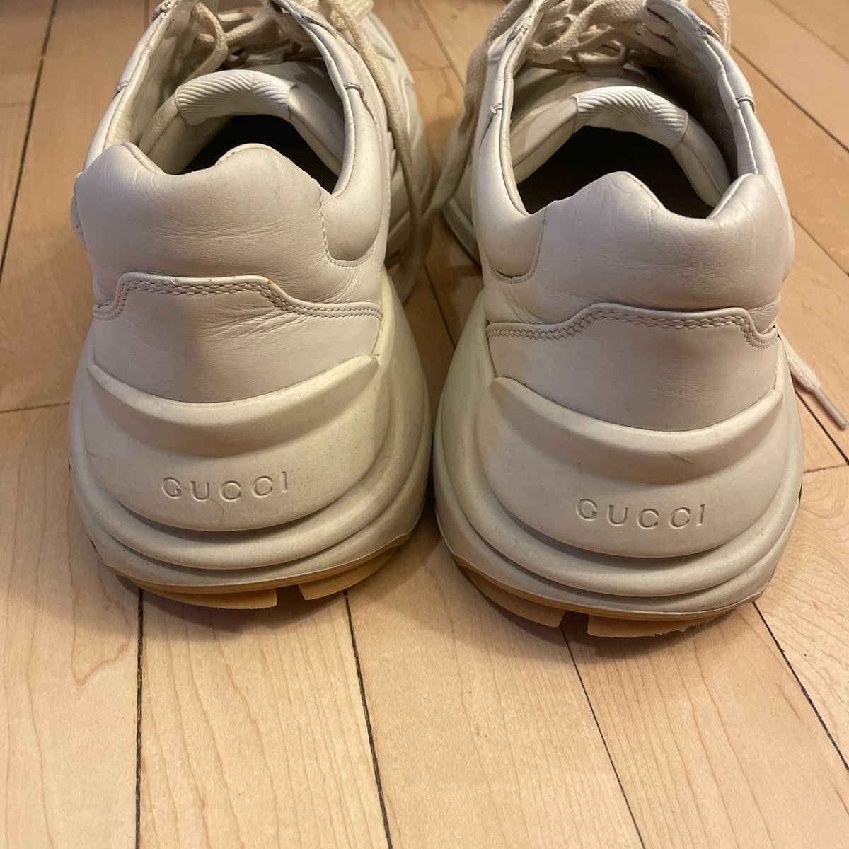 Gucci Cream Gucci Rhyton Size US 10.5 / IT 40.5 - 4 Thumbnail