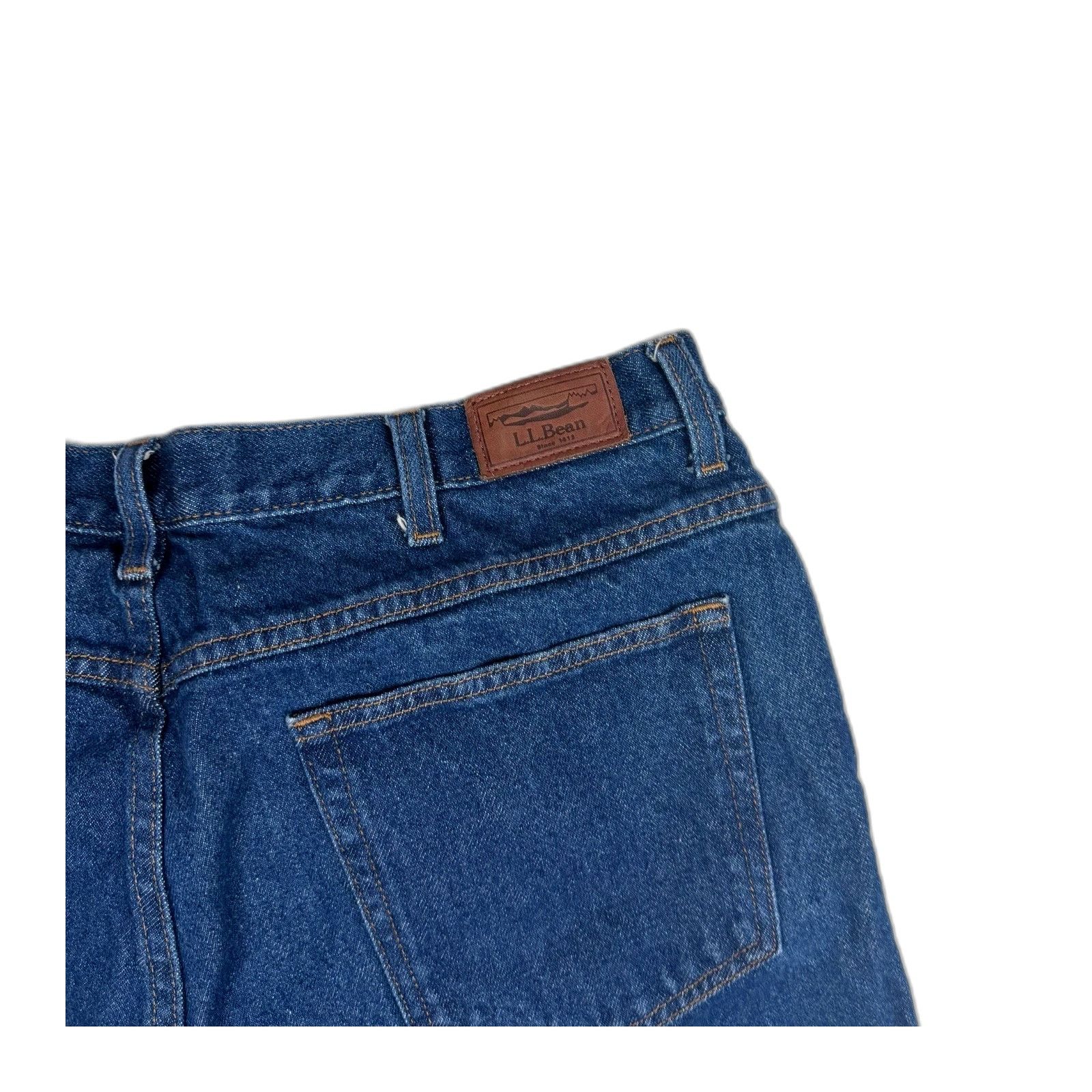 L.L. Bean L.L. Bean Blue Jeans Straight Leg Denim Classic Casual Mens Size US 38 / EU 54 - 9 Thumbnail