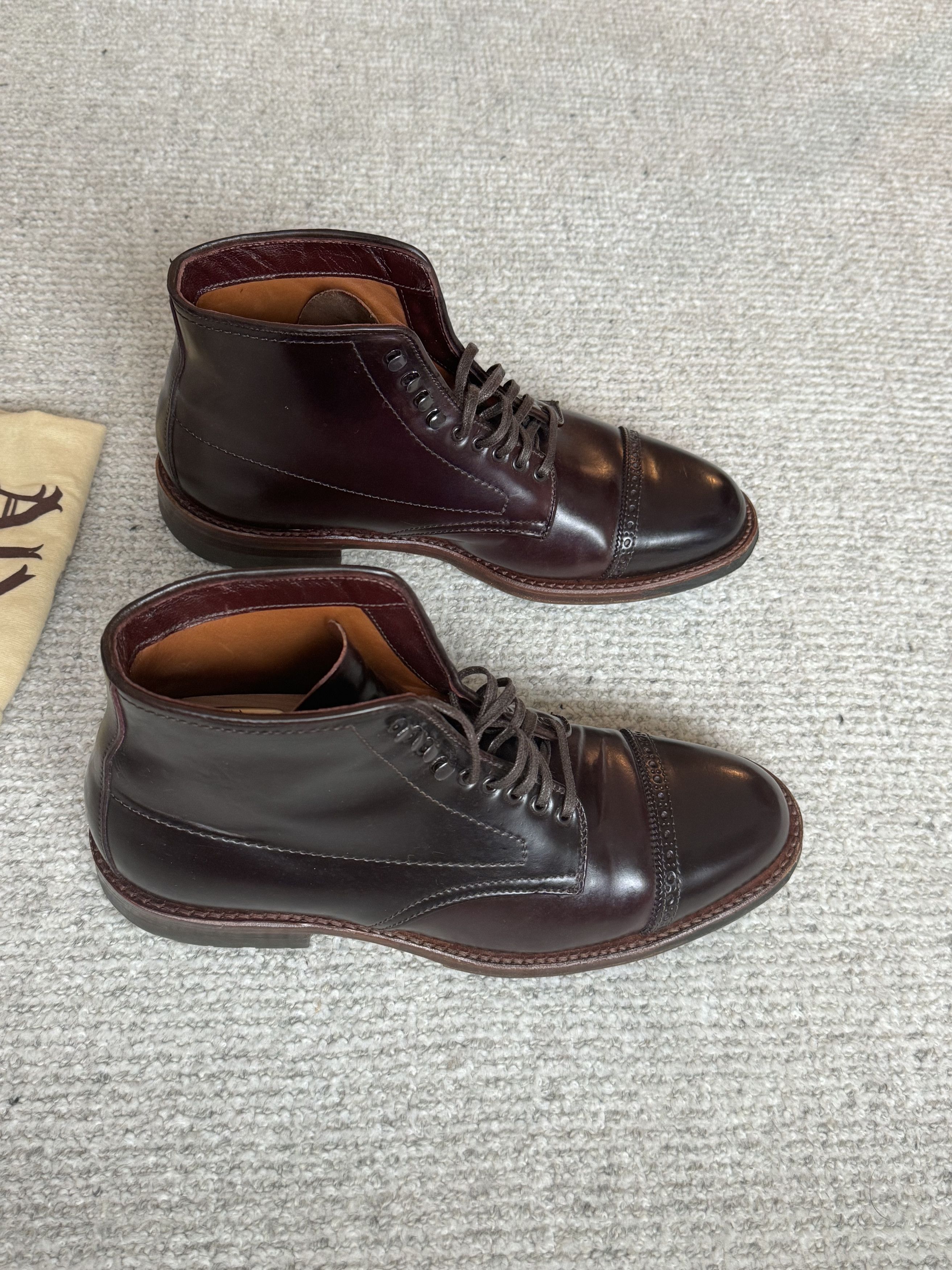 Alden x Brogue Jumper Boot (commando sole)