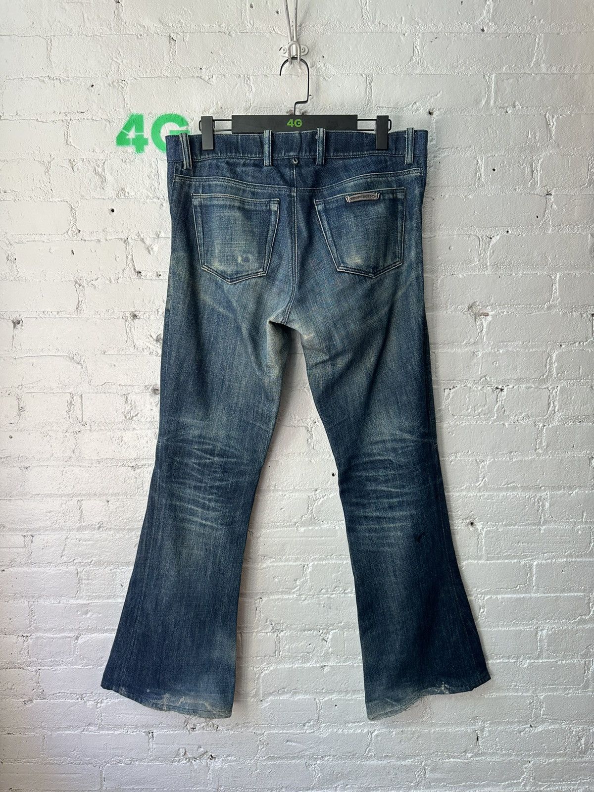 Chrome Hearts CHROME HEARTS VINTAGE THRASHED FLUR Size US 32 / EU 48 - 4 Thumbnail
