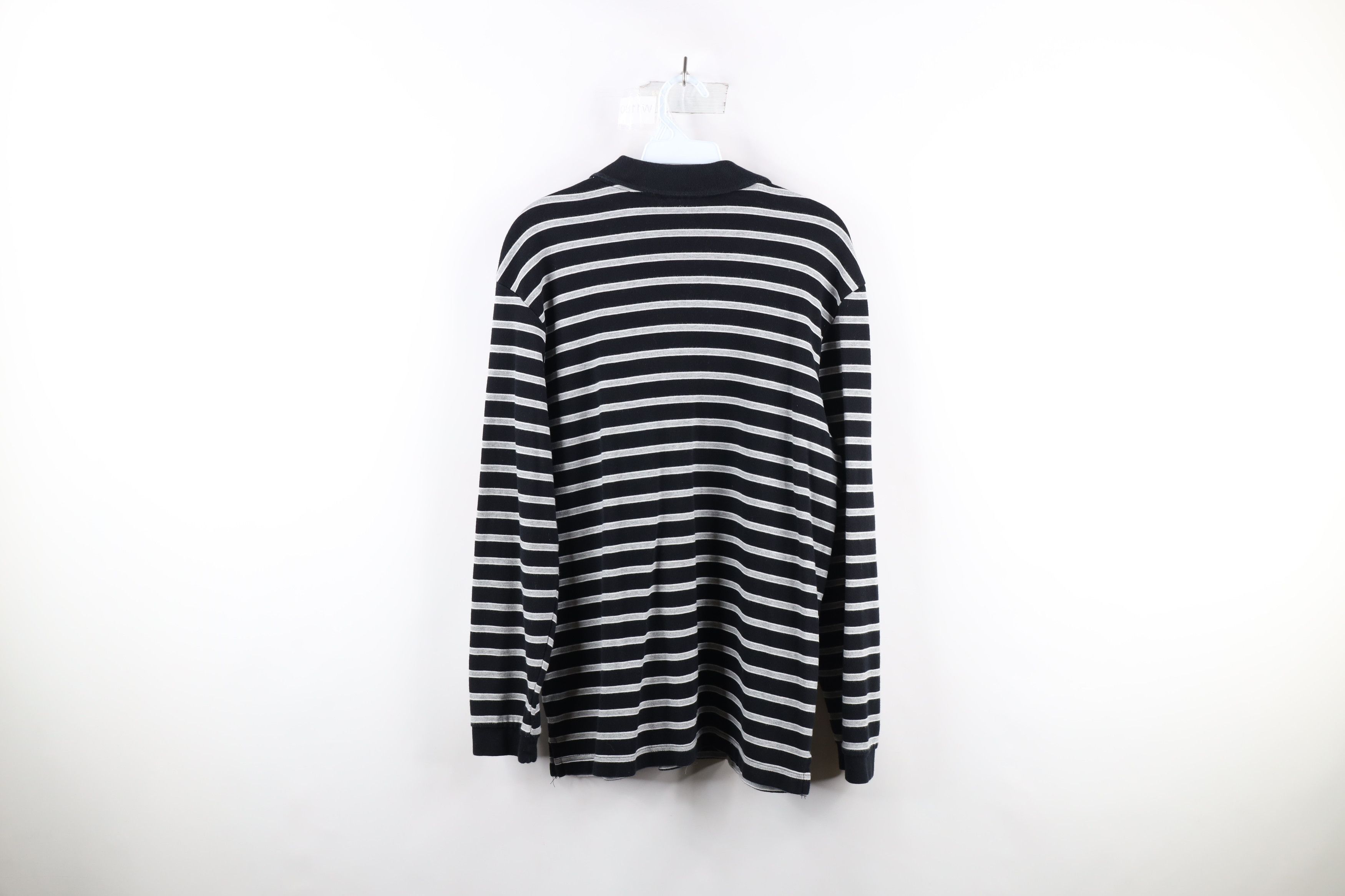 Vintage Vintage 90s Streetwear Striped Long Sleeve Rugby Polo Shirt Size US M / EU 48-50 / 2 - 6 Thumbnail