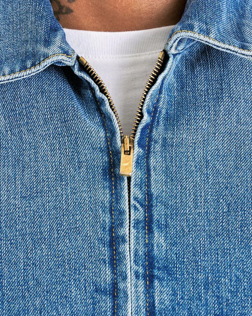 Fear of God o1s1v1r1oon0925 8Th Collection Denim Jacket in Indigo/Blue Size US S / EU 44-46 / 1 - 6 Thumbnail