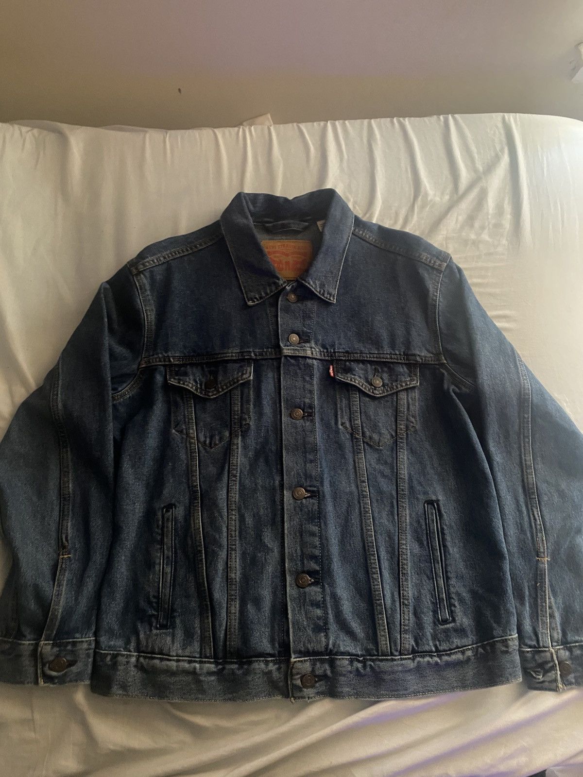 Levi's Levi’s Blue Denim Jacket Size US L / EU 52-54 / 3 - 1 Thumbnail