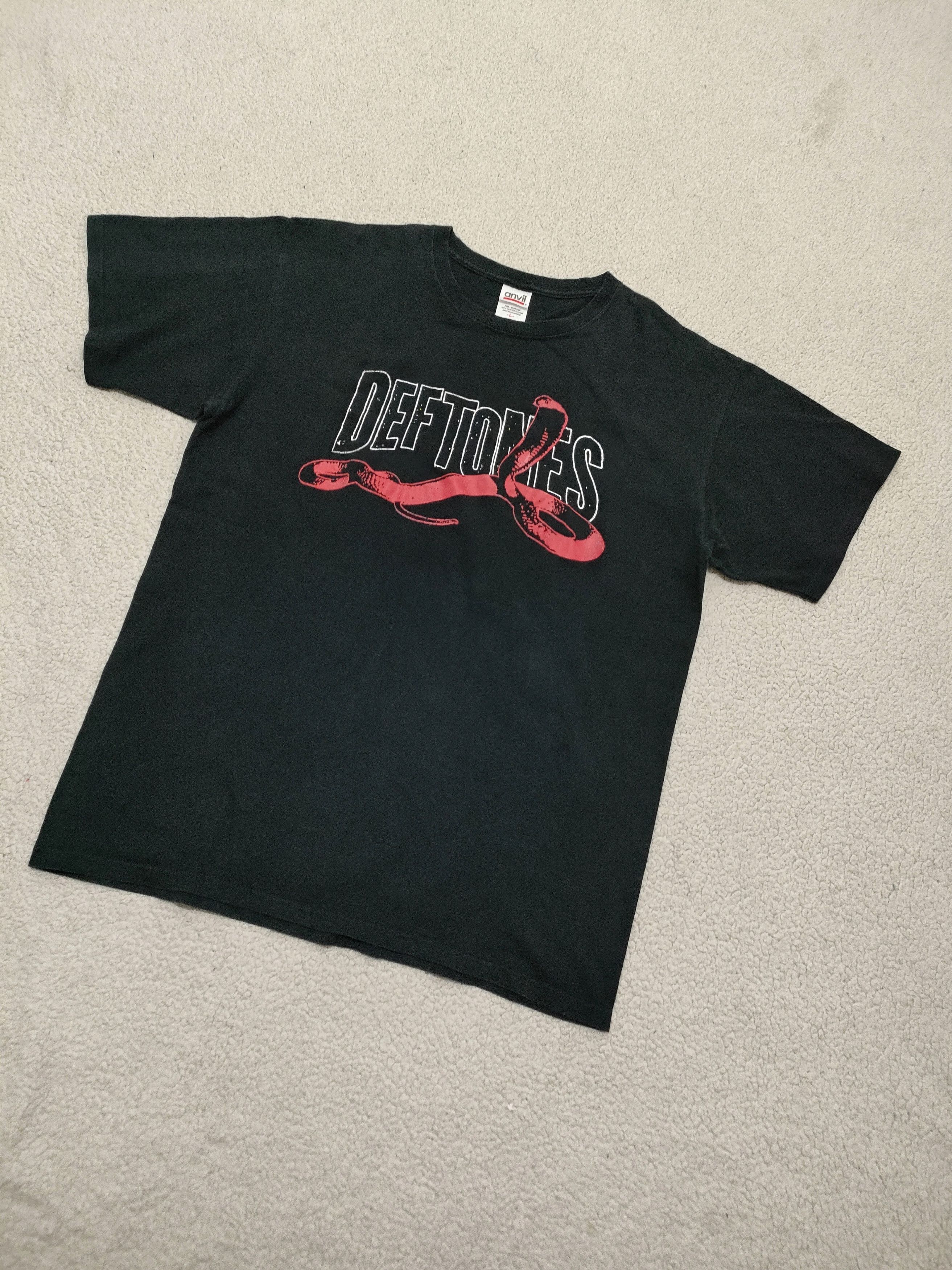 Band Tees Early 00s DEFTONES - COBRA SNAKE Vintage Band T-Shirt Size US L / EU 52-54 / 3 - 8 Thumbnail