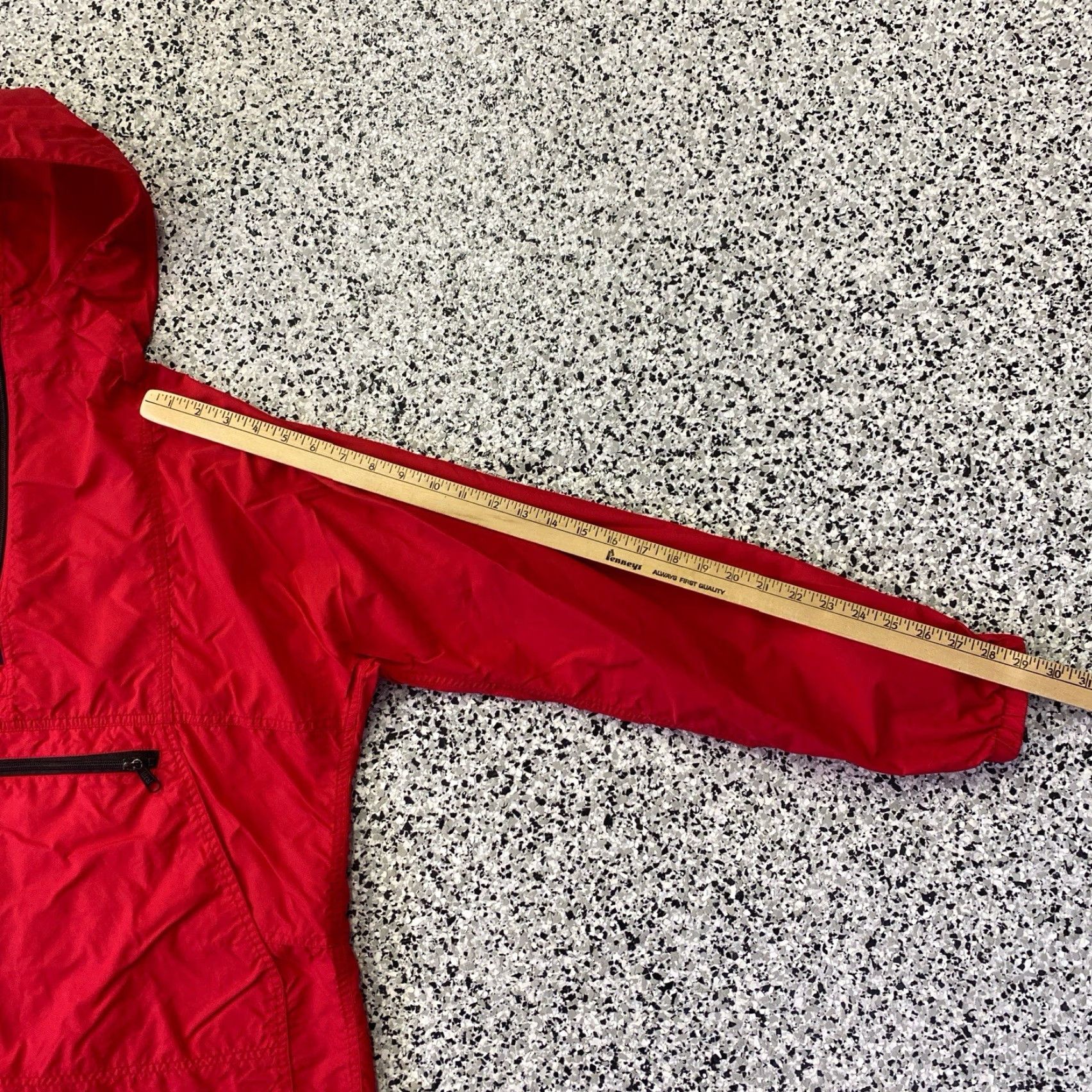 Vintage VINTAGE L.L. Bean Anorak Pullover Hooded Pockets 1/2 Zip Red Nylon Medium USA MADE Jacket Men Size US M / EU 48-50 / 2 - 3 Thumbnail