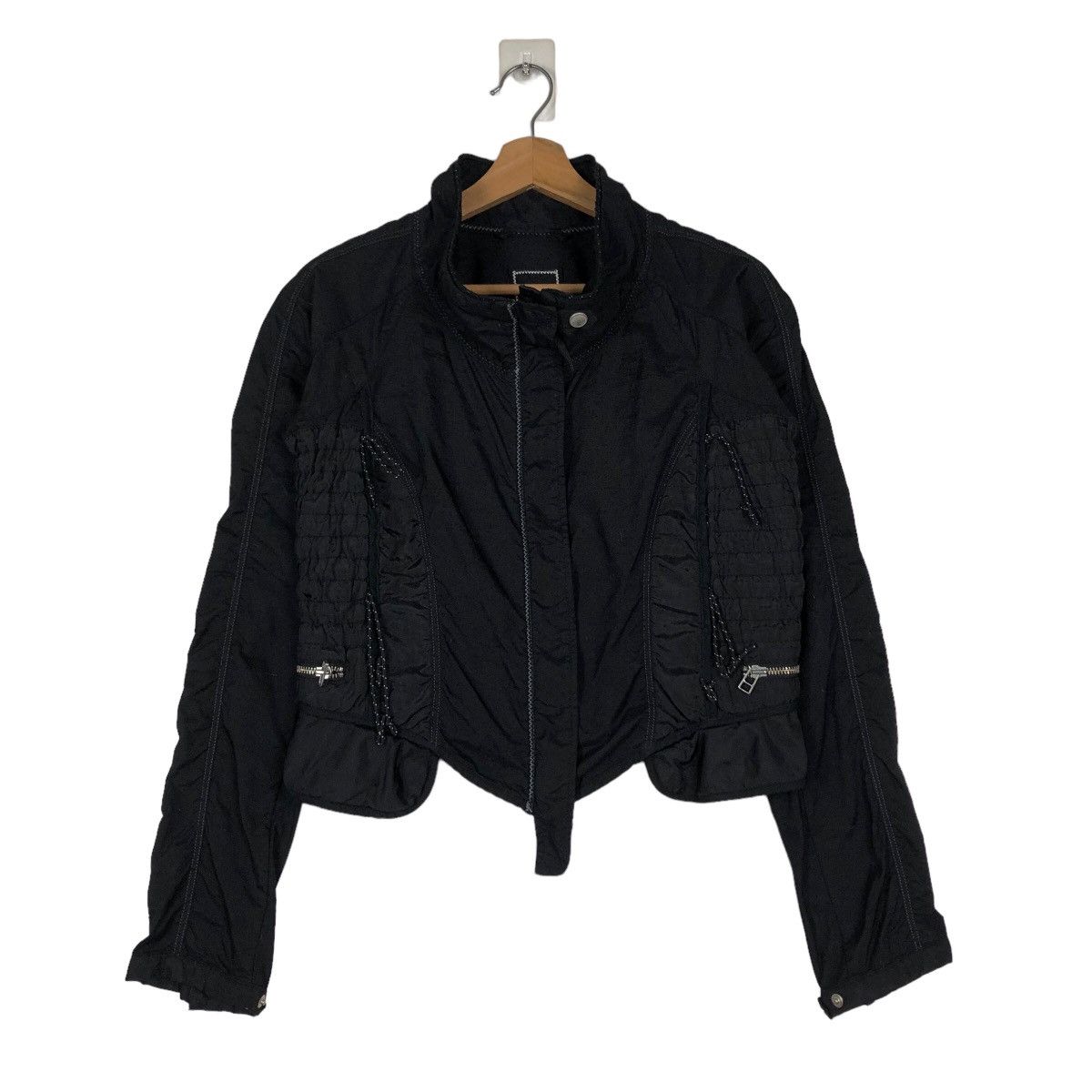 Japanese Brand 🔥Vintage Cropped Biker Jacket Bondage Parachute MFG Japan Size US M / EU 48-50 / 2 - 1 Thumbnail