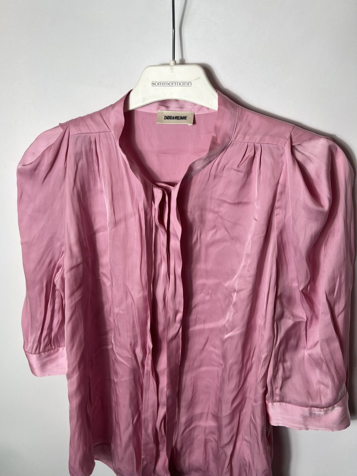 Zadig & Voltaire Vintage luxury Zadig & Voltaire 3/ sleeves Pink Blouse Size L / US 10 / IT 46 - 2 Thumbnail