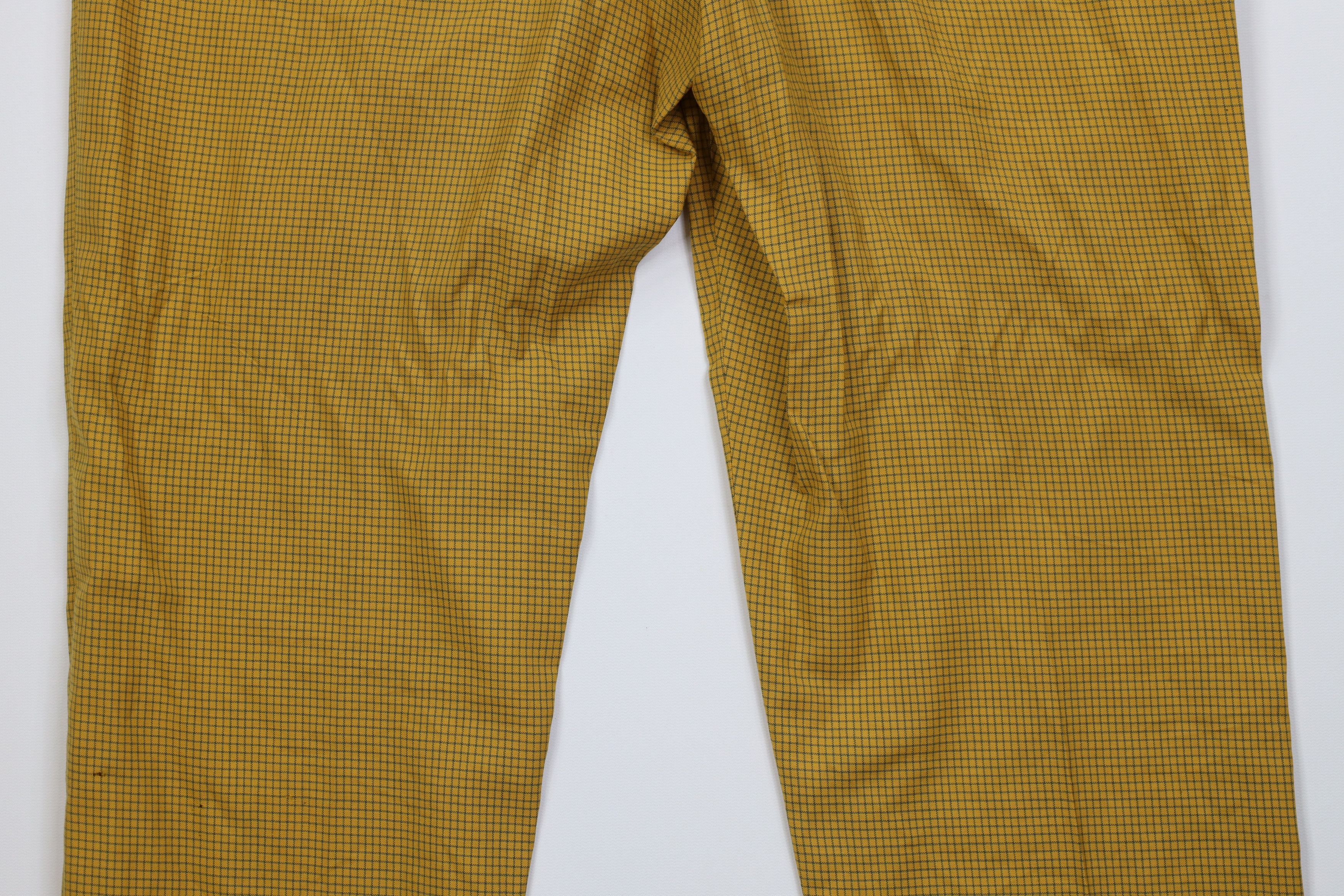 Vintage Vintage 50s Streetwear Wool Chino Pants Yellow Plaid USA Size US 34 / EU 50 - 14 Thumbnail