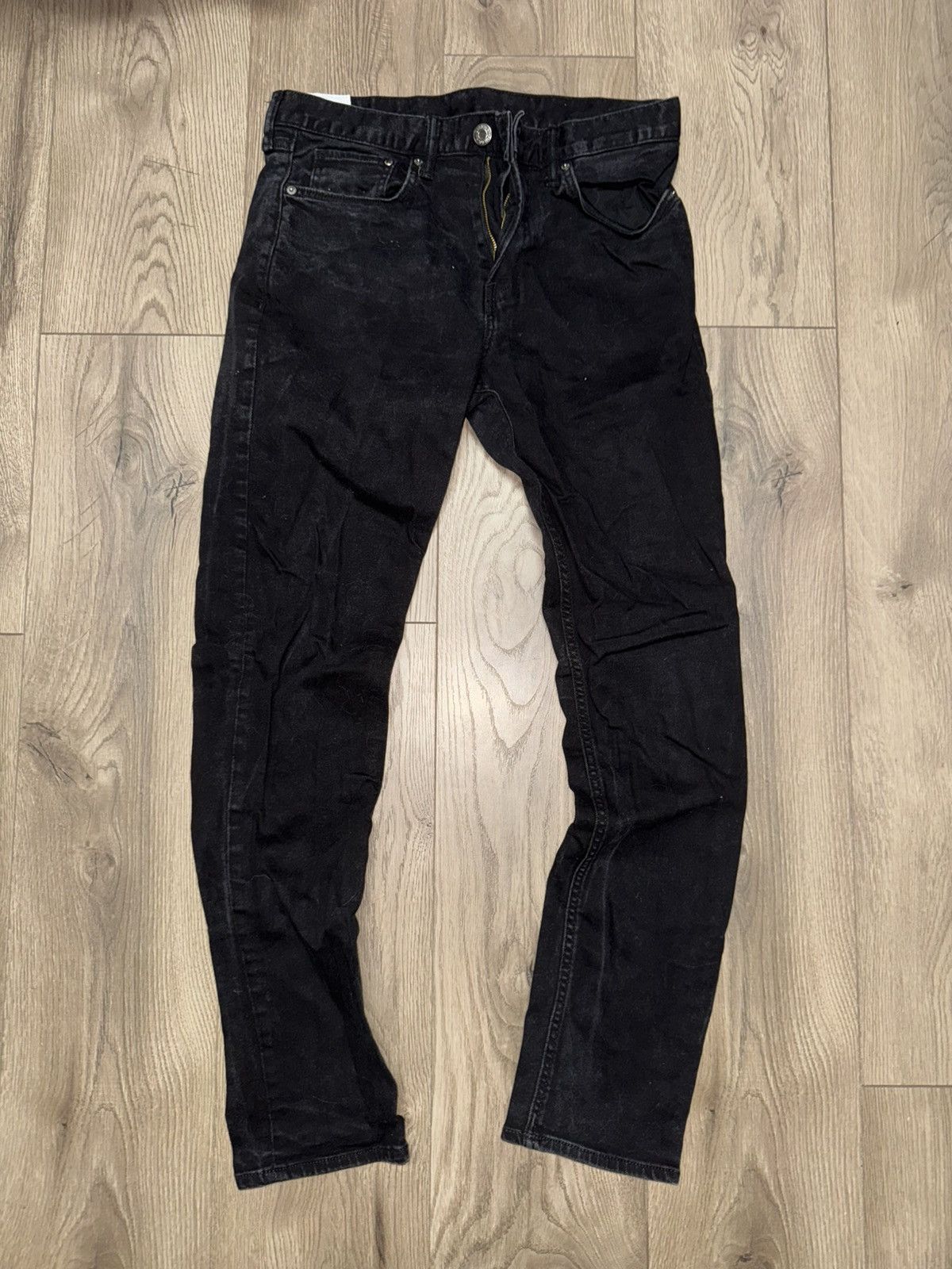 H&M H&M Black Slim Fit Jeans Size US 31 - 1 Thumbnail