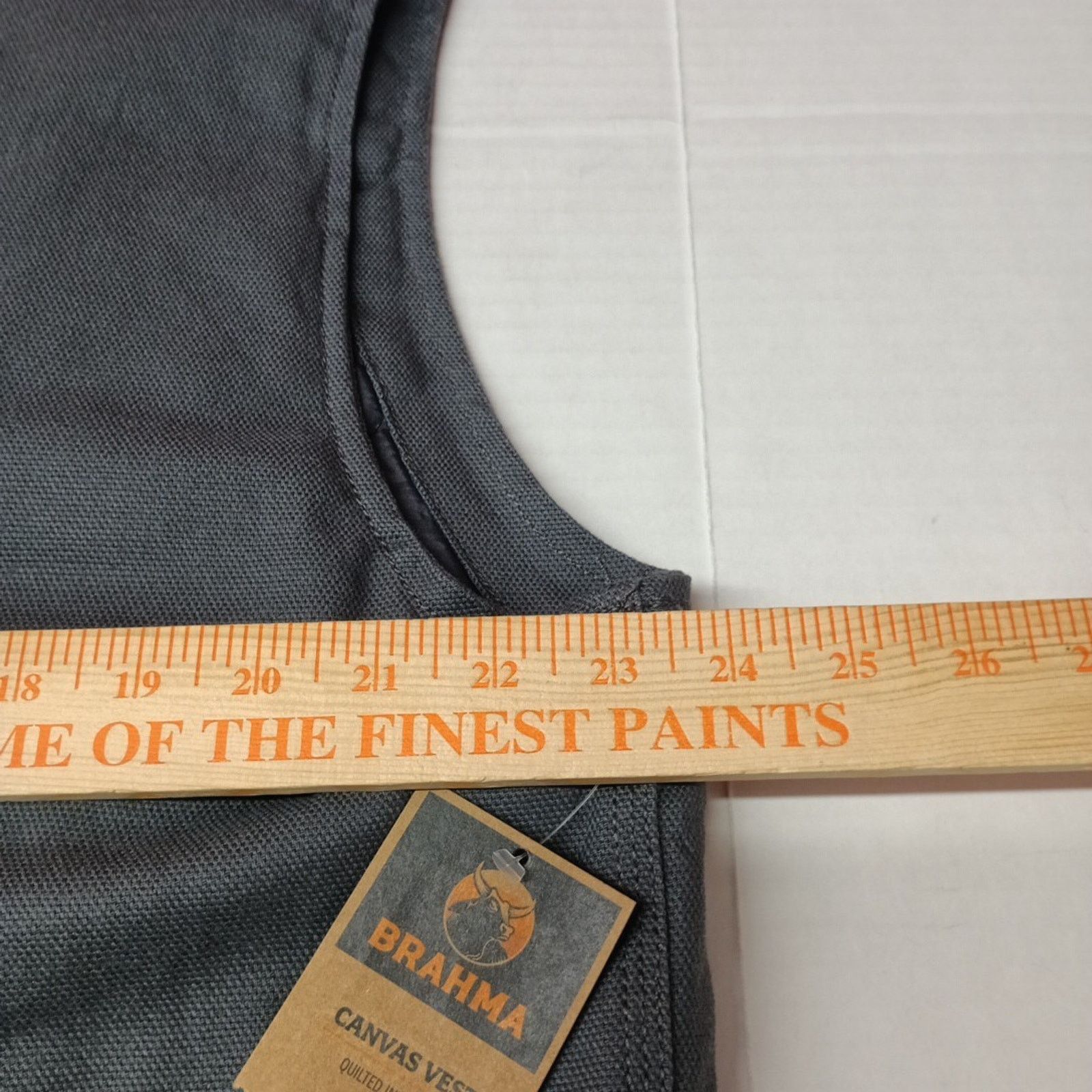 Other BRAHMA Canvas Work Vest Men's Size L Large (42-44) Gray Size US L / EU 52-54 / 3 - 5 Thumbnail