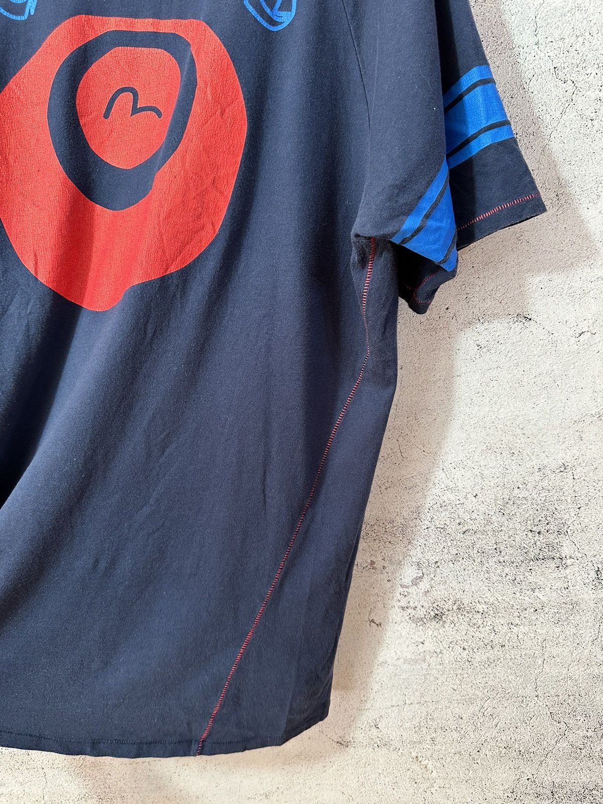 Evisu Vintage Evisu Big Logo T Shirt Size US XXL / EU 58 / 5 - 13 Thumbnail