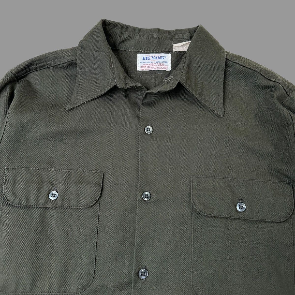 Vintage Vintage 1960s button up work shirt Size US L / EU 52-54 / 3 - 4 Thumbnail