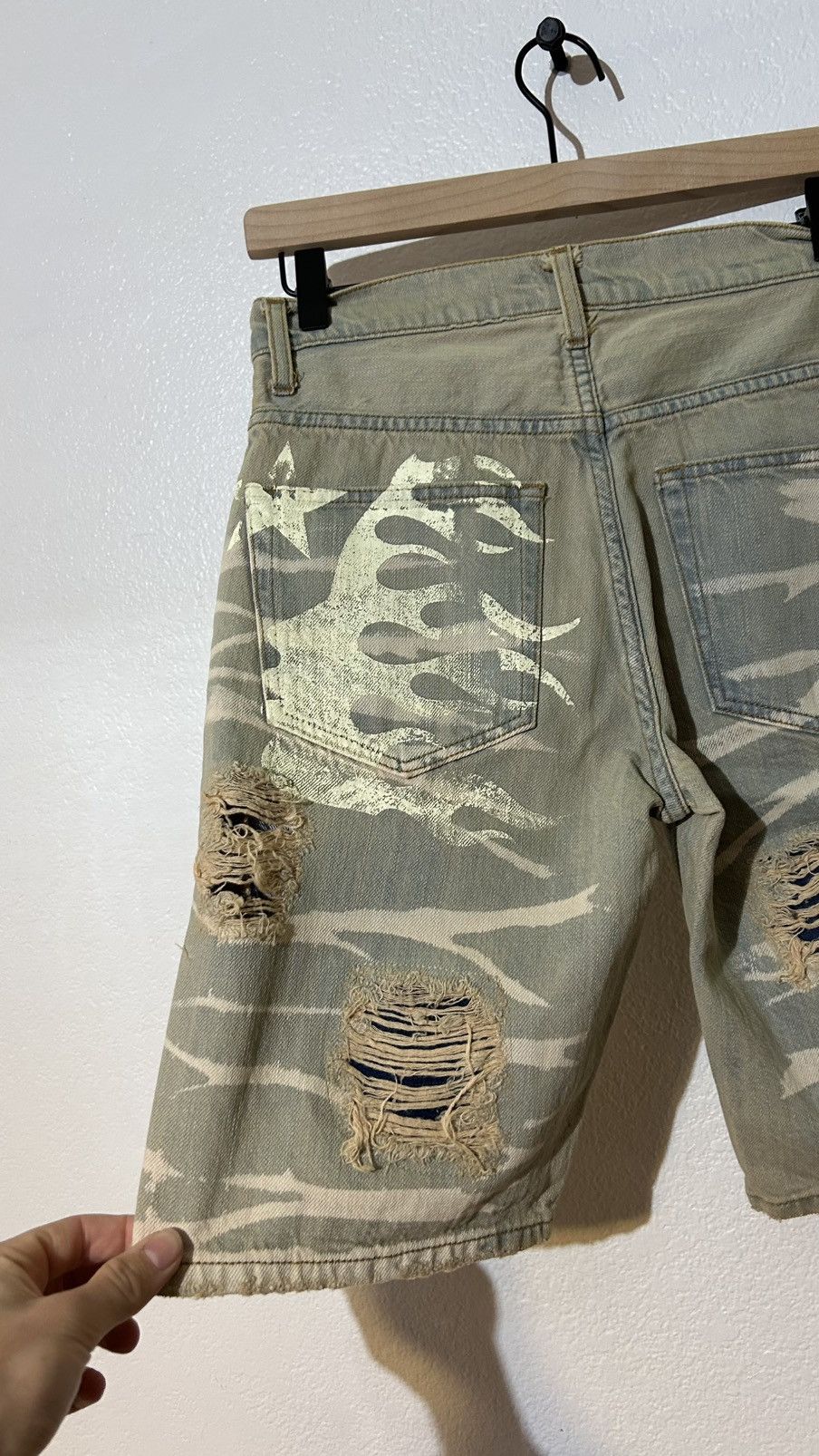 HELLSTAR Hellstar Denim Jean Shorts Size US 28 / EU 44 - 9 Thumbnail