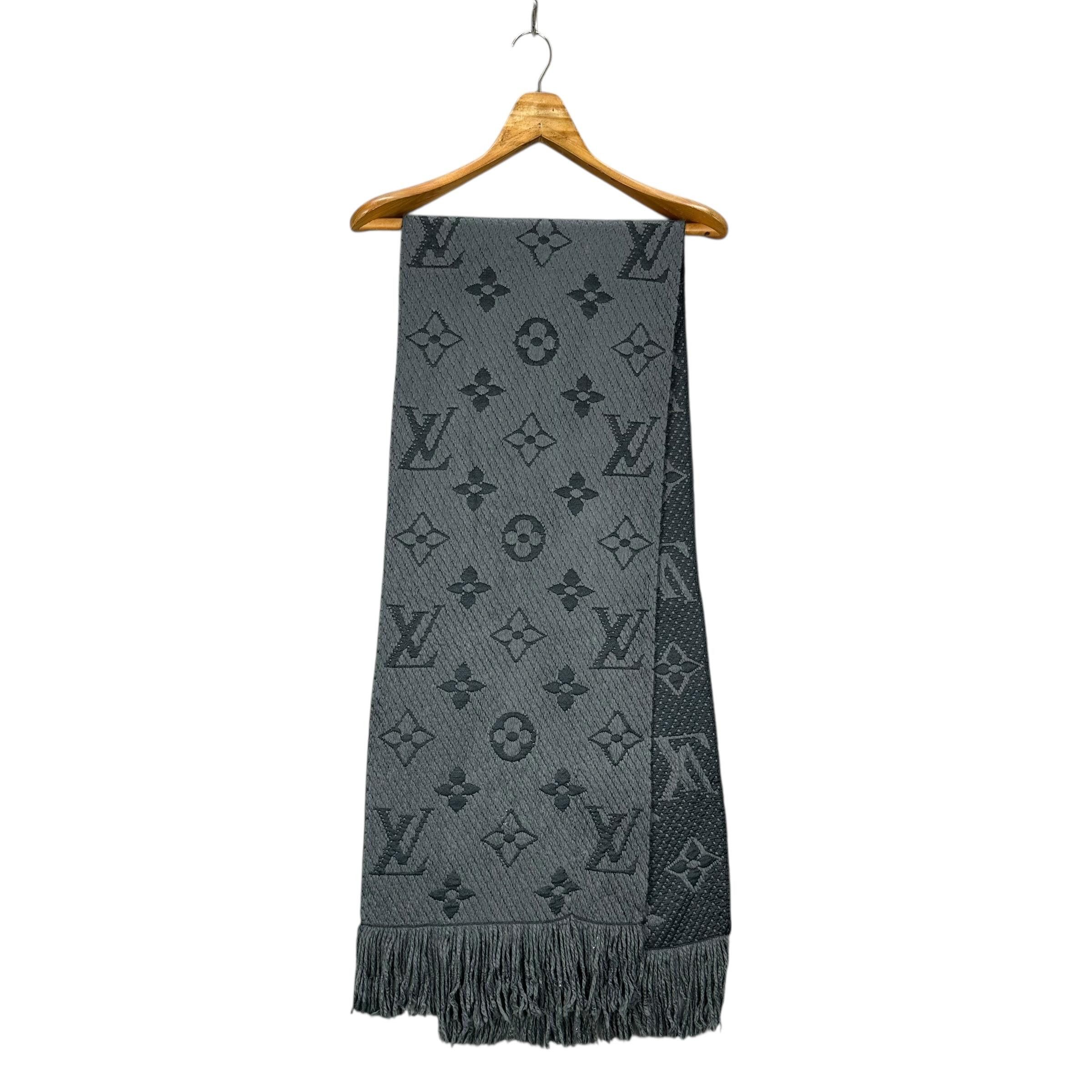 Louis Vuitton LOUIS VUITTON Monogram Silk Metal Wool Muffler Size ONE SIZE - 2 Thumbnail