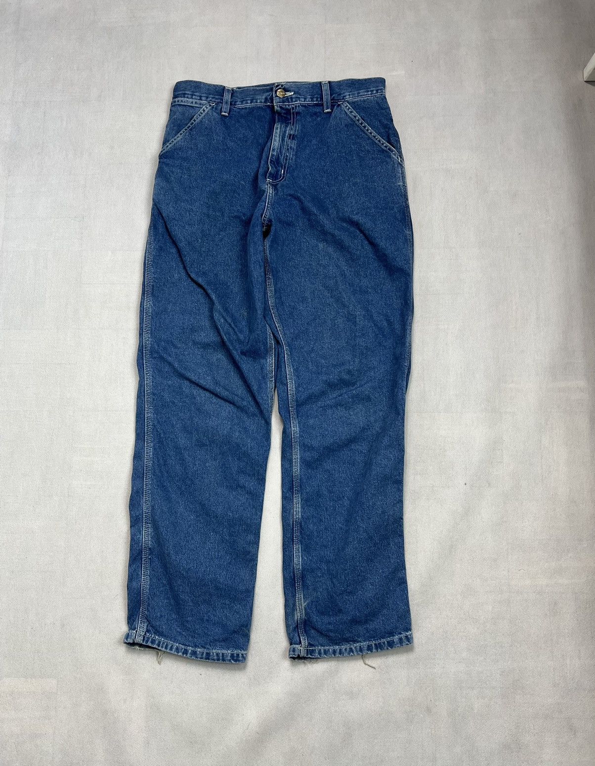 Carhartt Pants Carhartt jeans simple pant vintage blue Size US 32 / EU 48 - 2 Thumbnail