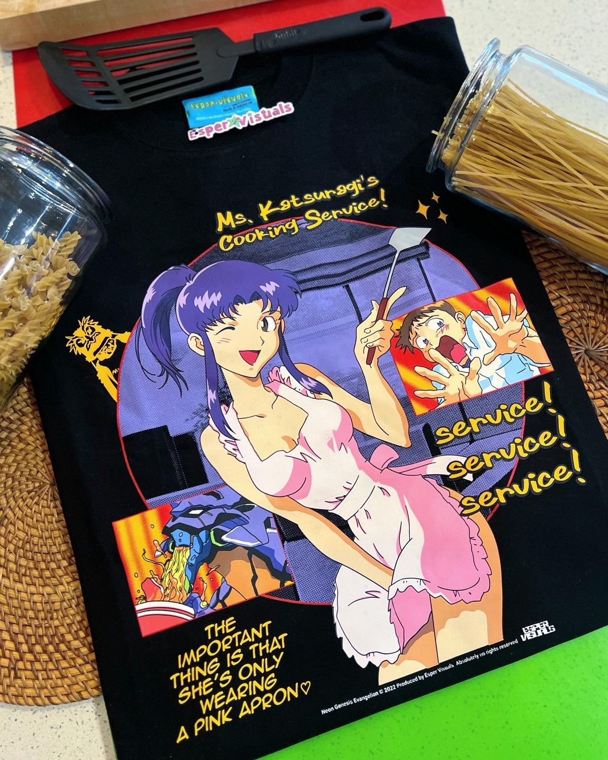 Anime Rare Misato T-Shirt Size US L / EU 52-54 / 3 - 1 Thumbnail