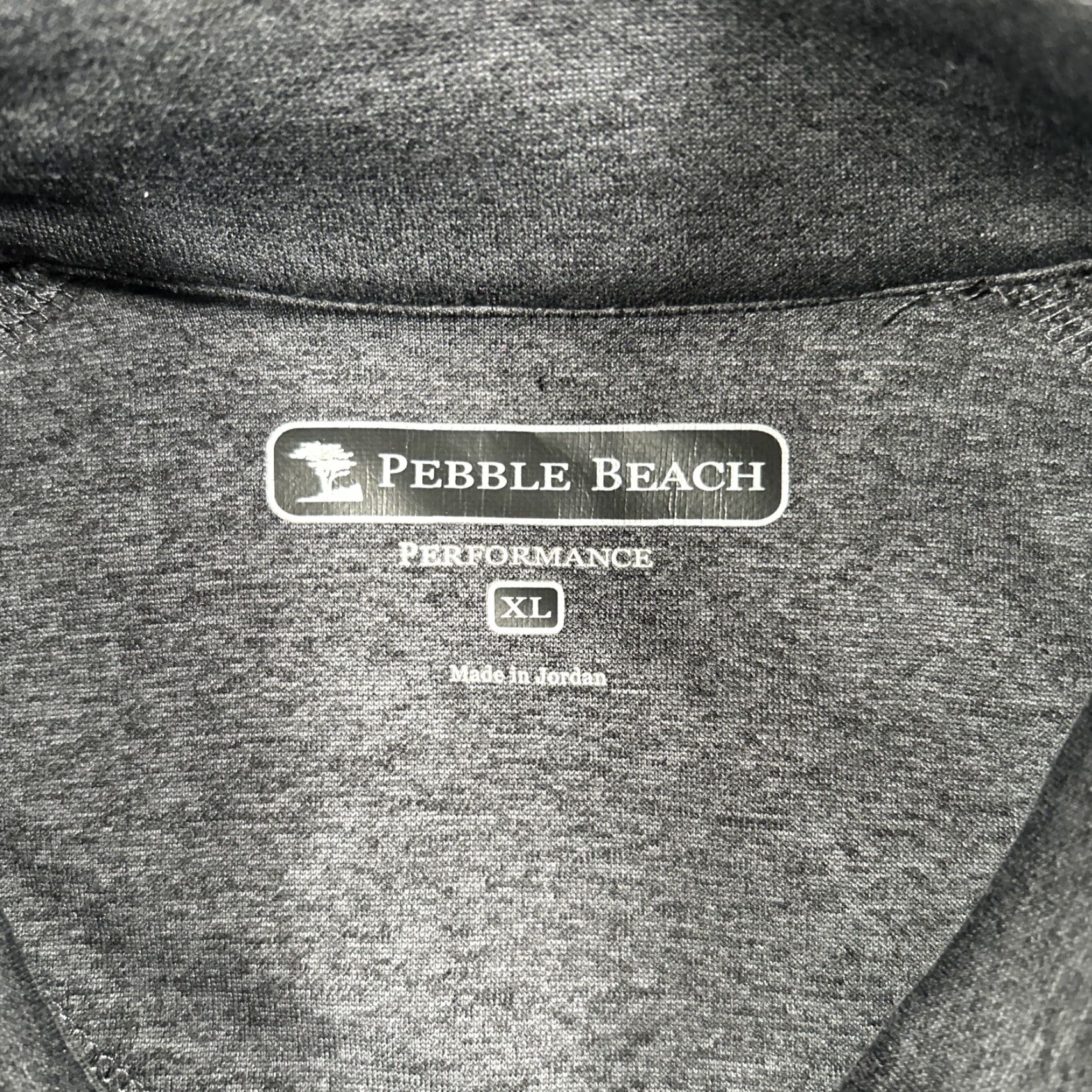 Vintage Pebble Beach Mens 1/4 Zip Performance Pullover Gray XL Shirt Golf Size US XL / EU 56 / 4 - 3 Thumbnail