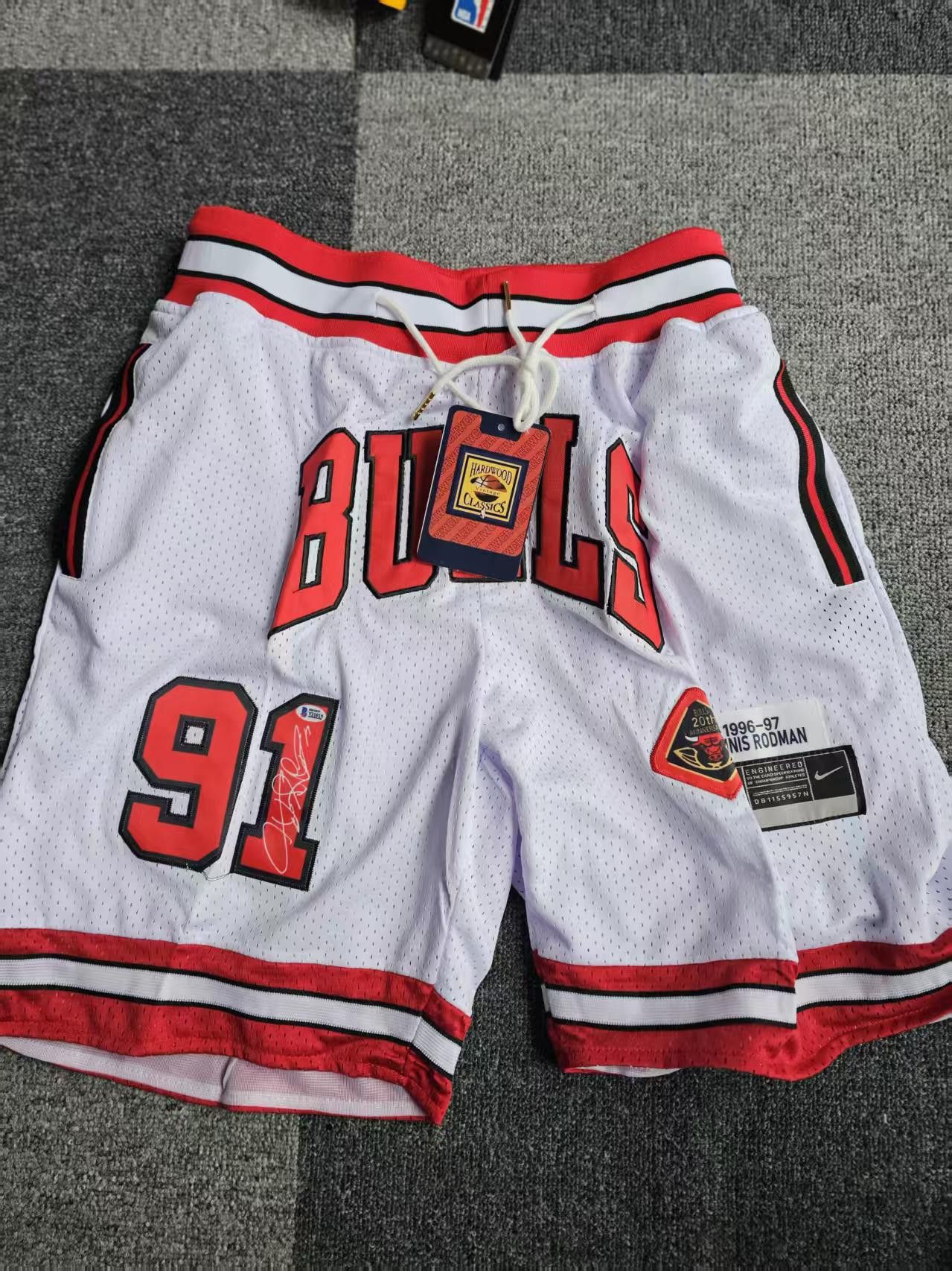 NBA Dennis Rodman Short Bulls 91 Short Pocket Short XXL Size US 38 / EU 54 - 1 Thumbnail