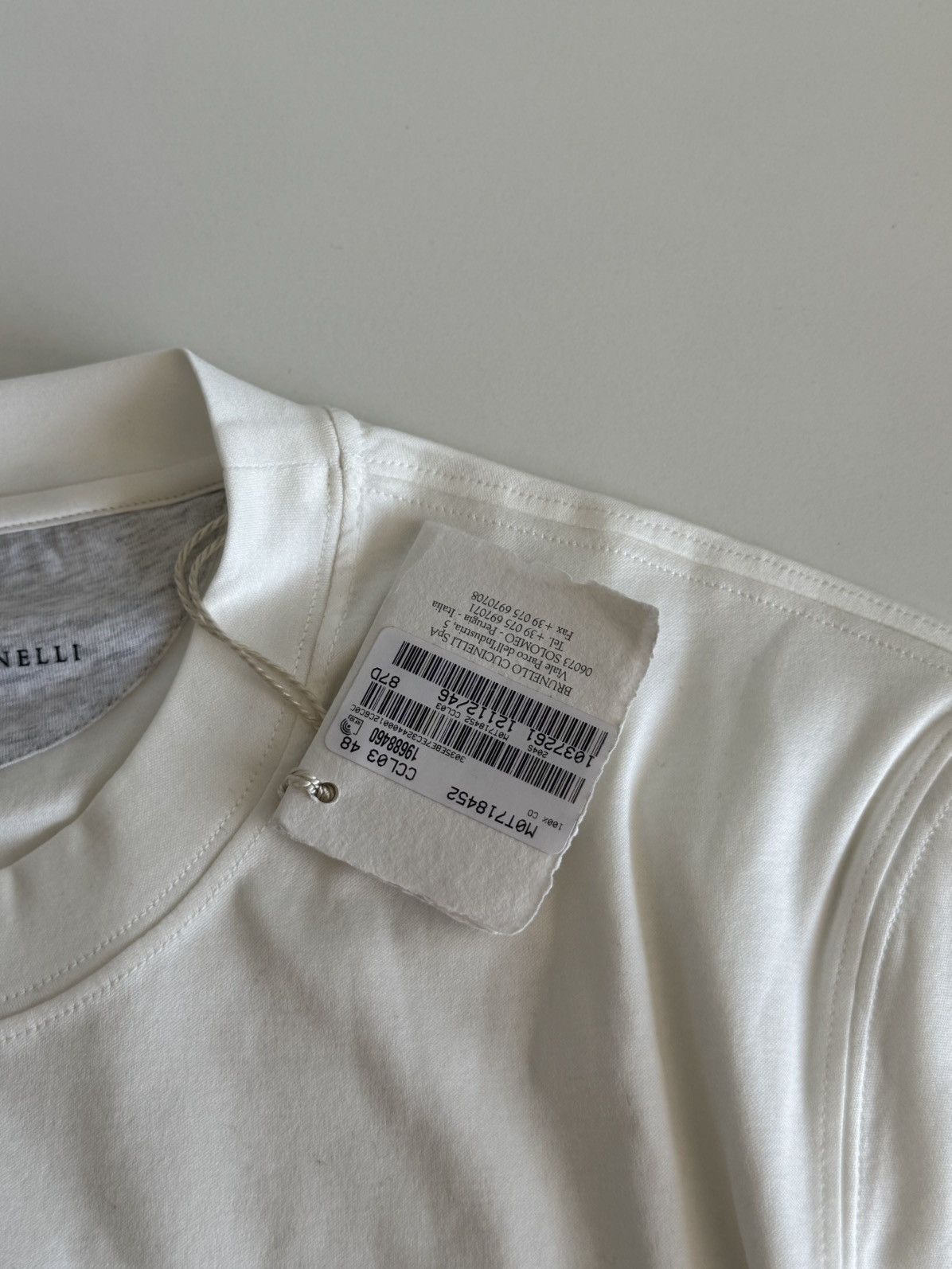 Brunello Cucinelli BRUNELLO CUCINELLI TEE | SIZE 48 Size US M / EU 48-50 / 2 - 8 Thumbnail