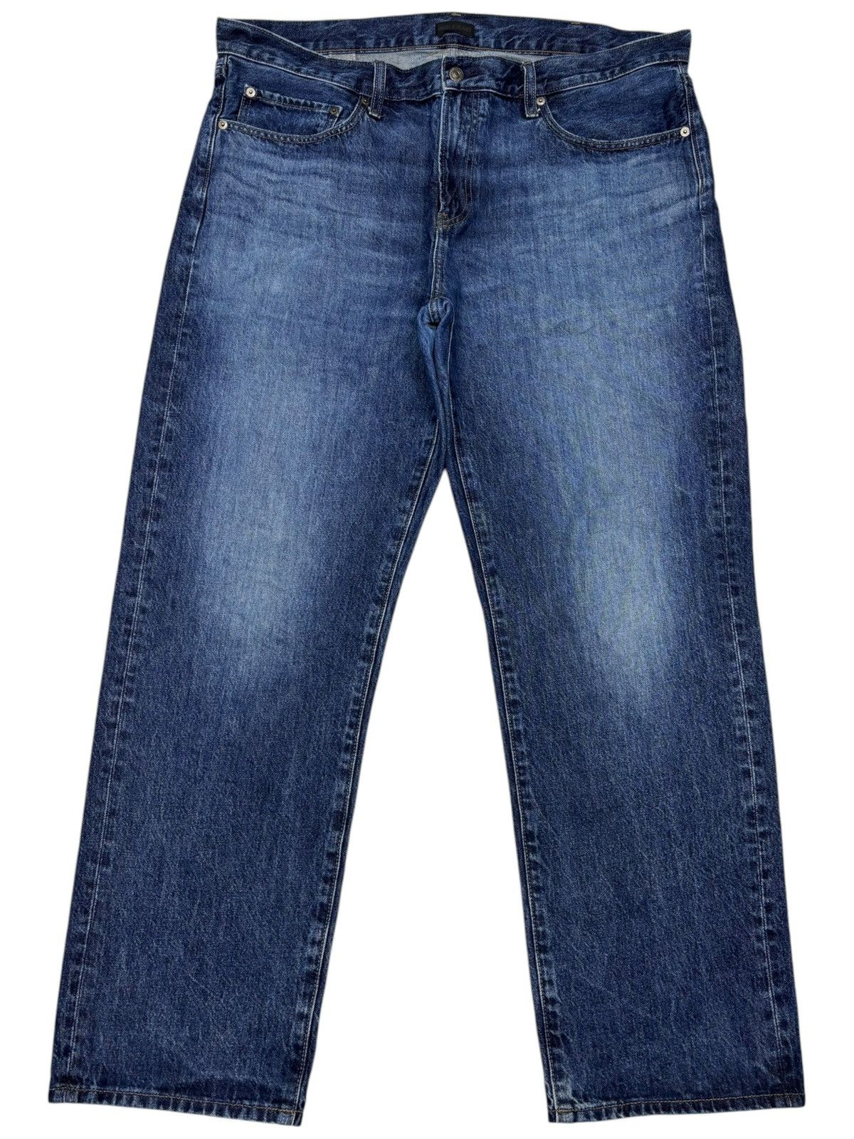 Undercover × Uniqlo VINTAGE UNIQLO BAGGY JEANS BLUE WASH DISTRESSED DENIM Size US 40 / EU 56 - 7 Thumbnail