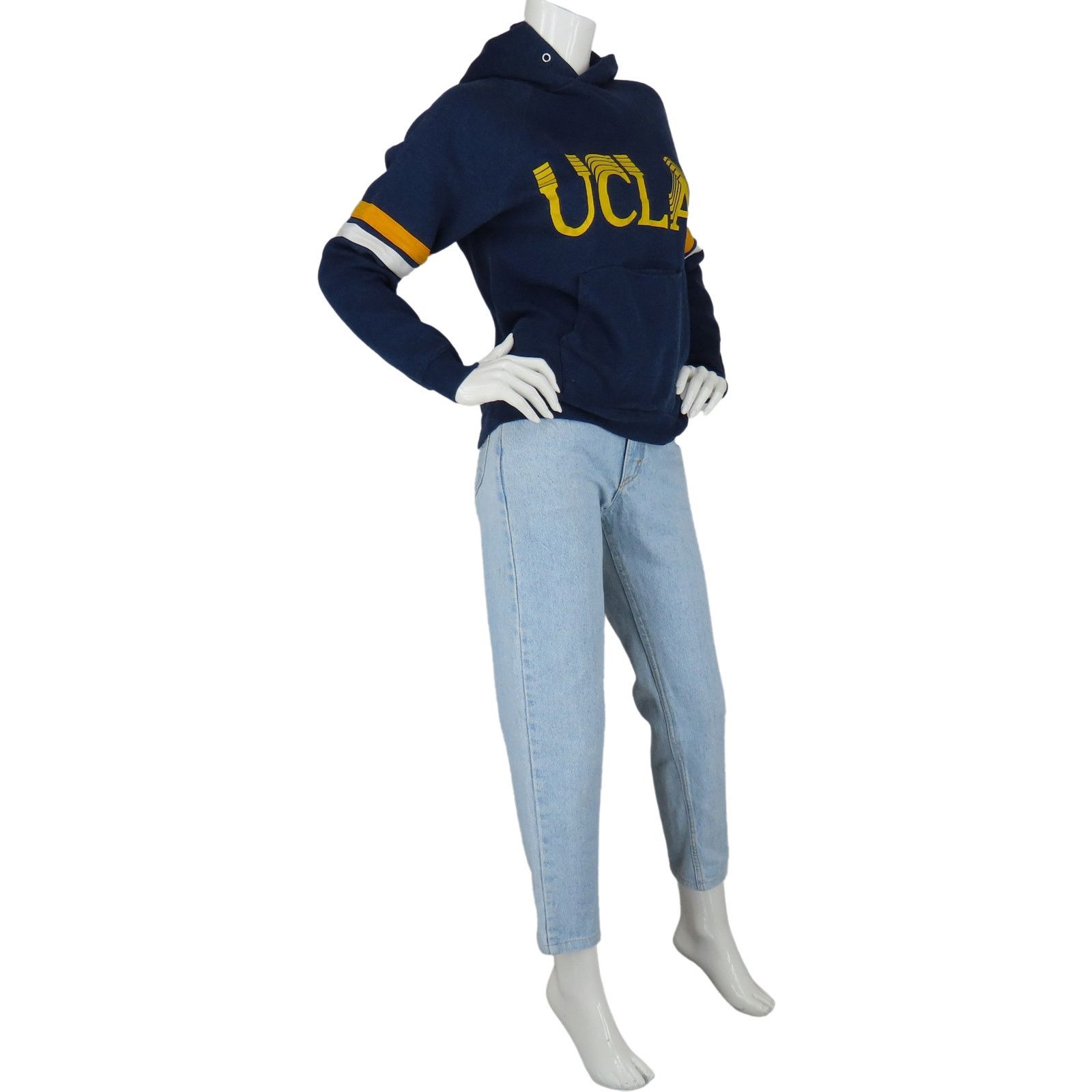 Vintage Vintage UCLA Striped Hoodie XS Retro Cool Size US XS / EU 42 / 0 - 4 Thumbnail