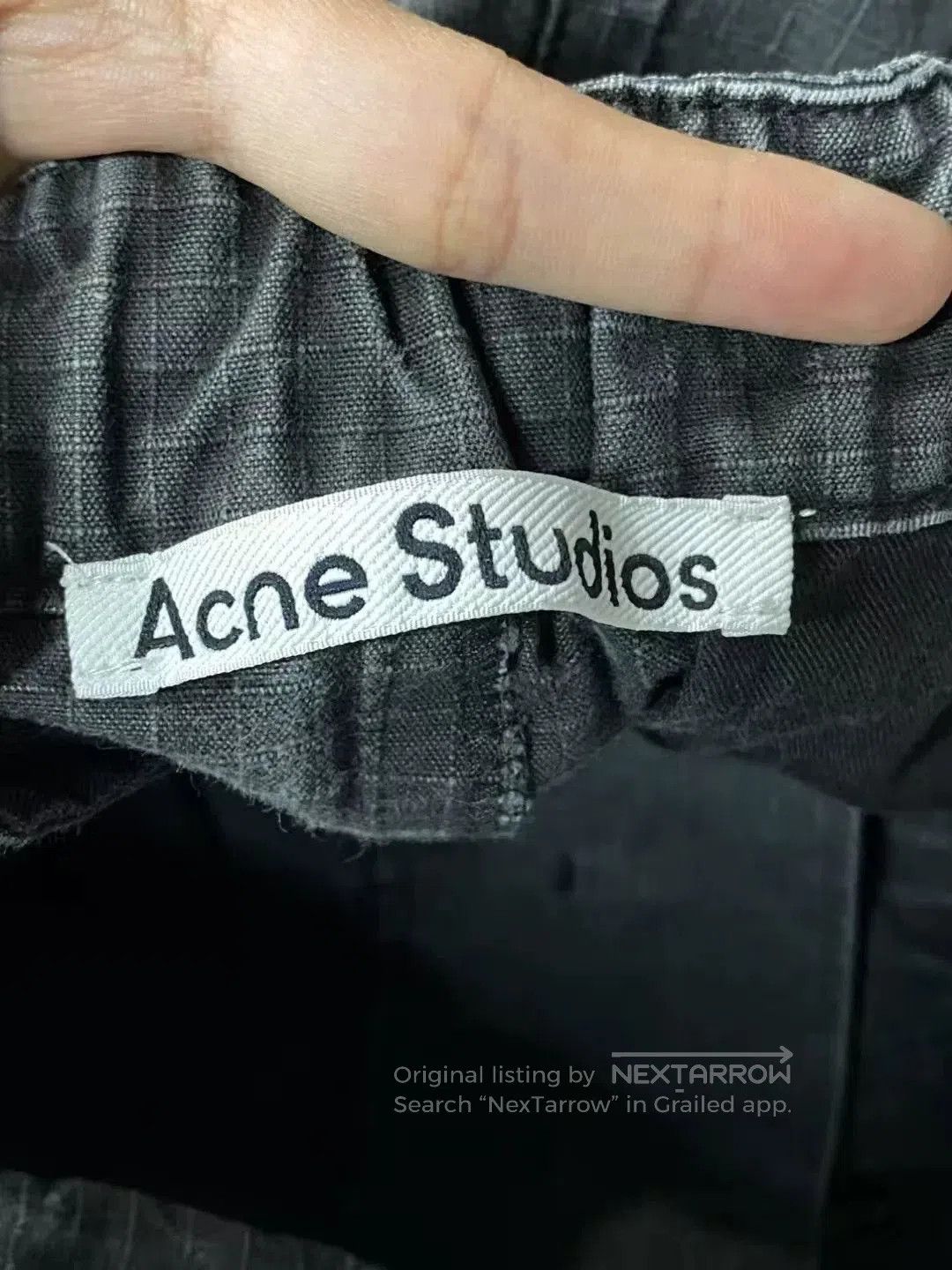 Acne Studios Acne Studios Black Denim Convertible Cargo Pants. Size US 30 / EU 46 - 7 Thumbnail