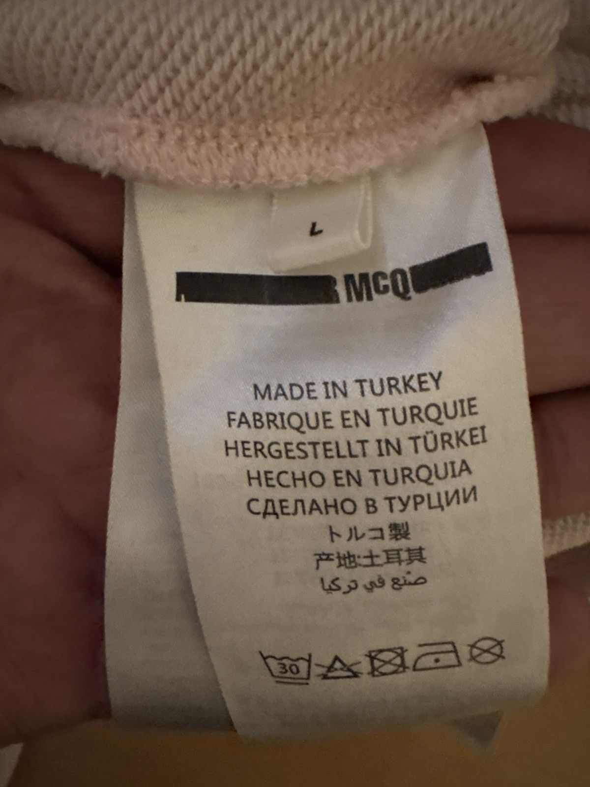 McQ Alexander McQueen Alexander Mcqueen Clean Hoodie Pink Size US L / EU 52-54 / 3 - 5 Thumbnail