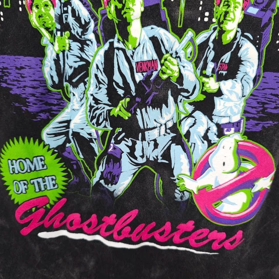 Vintage Ghostbusters T Shirt Mens Size Small Black Stonewash New York City Size US S / EU 44-46 / 1 - 4 Thumbnail