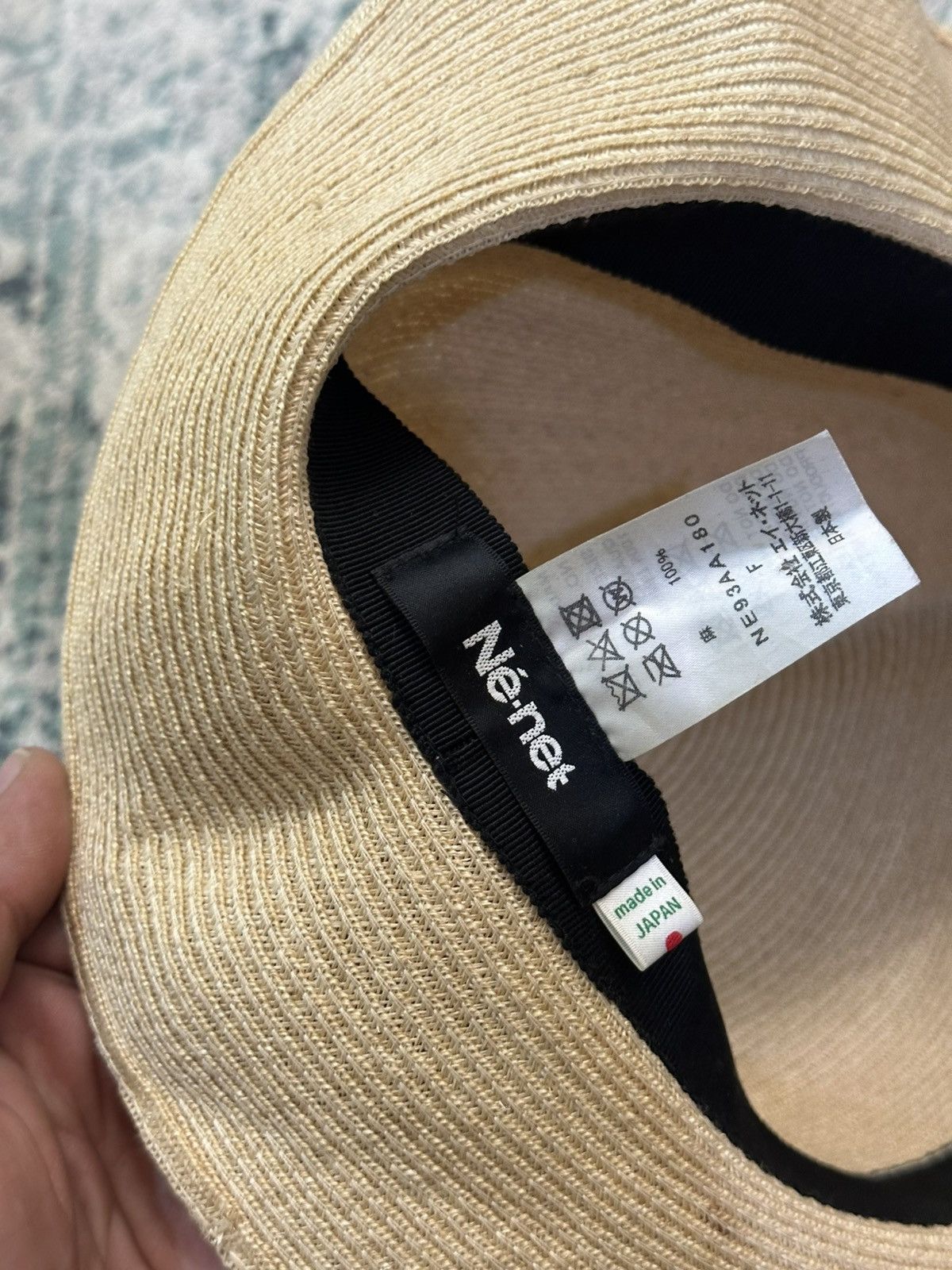 Ne-Net Ne-net Issey Miyake Fedora Straw Bucket Hats Size ONE SIZE - 11 Thumbnail