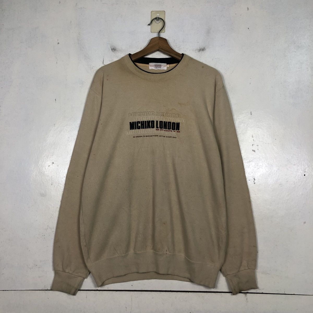 Japanese Brand 📌Vintage Sweathshirt Michiko London Big Log Size US M / EU 48-50 / 2 - 3 Thumbnail
