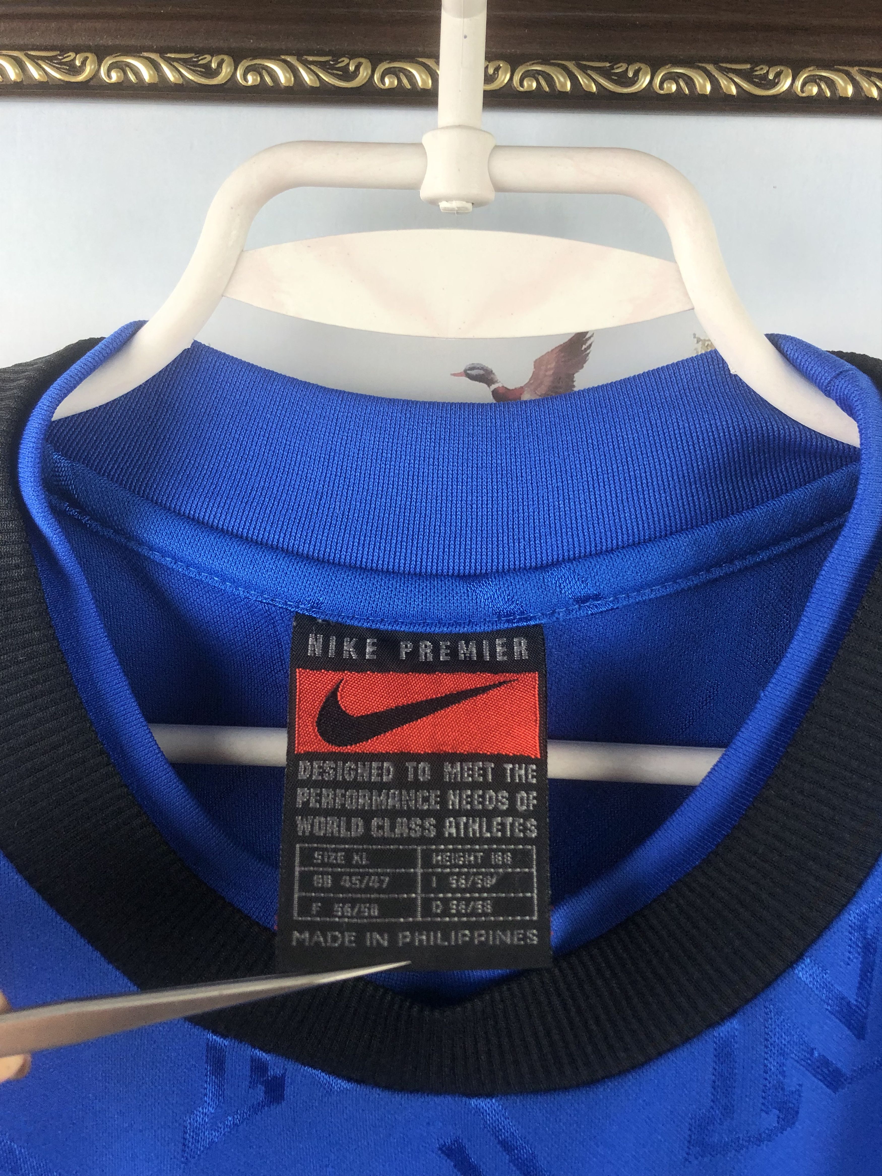 Nike Vintage Paris Saint-Germain Shirts Template Soccer Jersey Size US XL / EU 56 / 4 - 7 Thumbnail