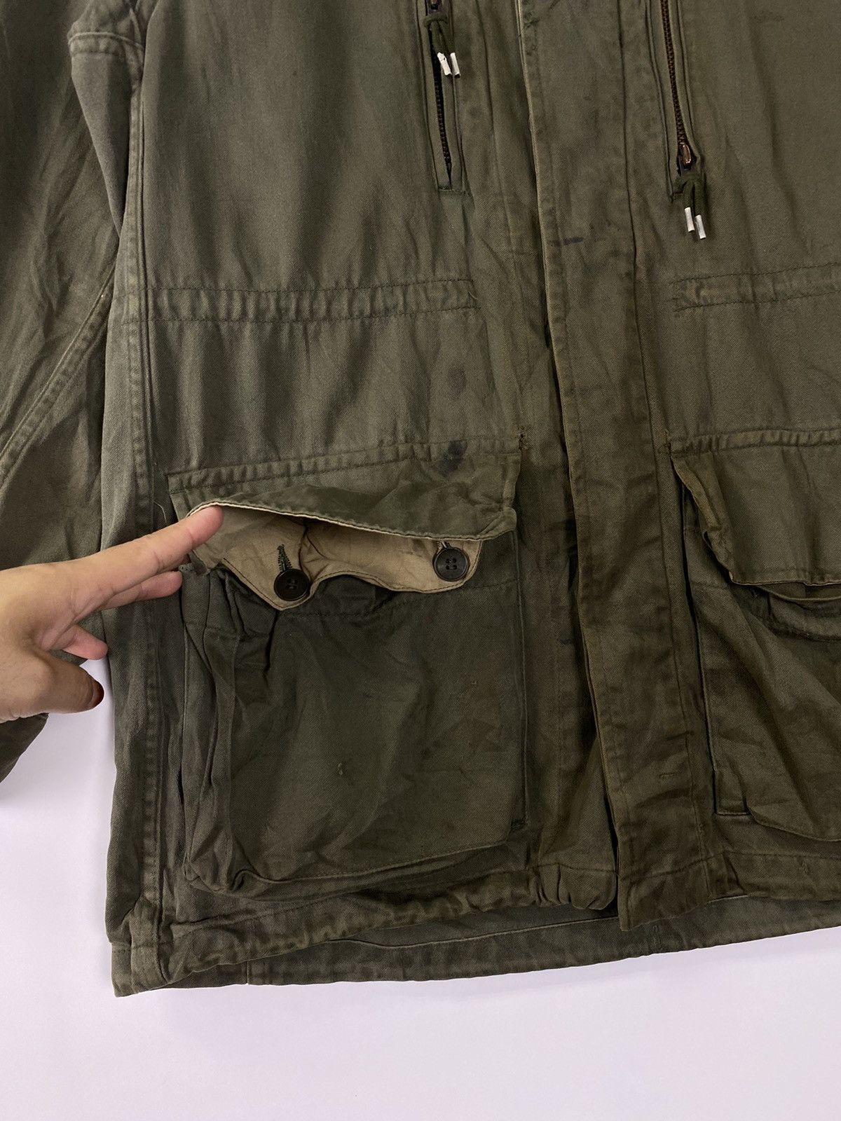 Vintage Vintage 70s Military Jacket Size US L / EU 52-54 / 3 - 7 Thumbnail