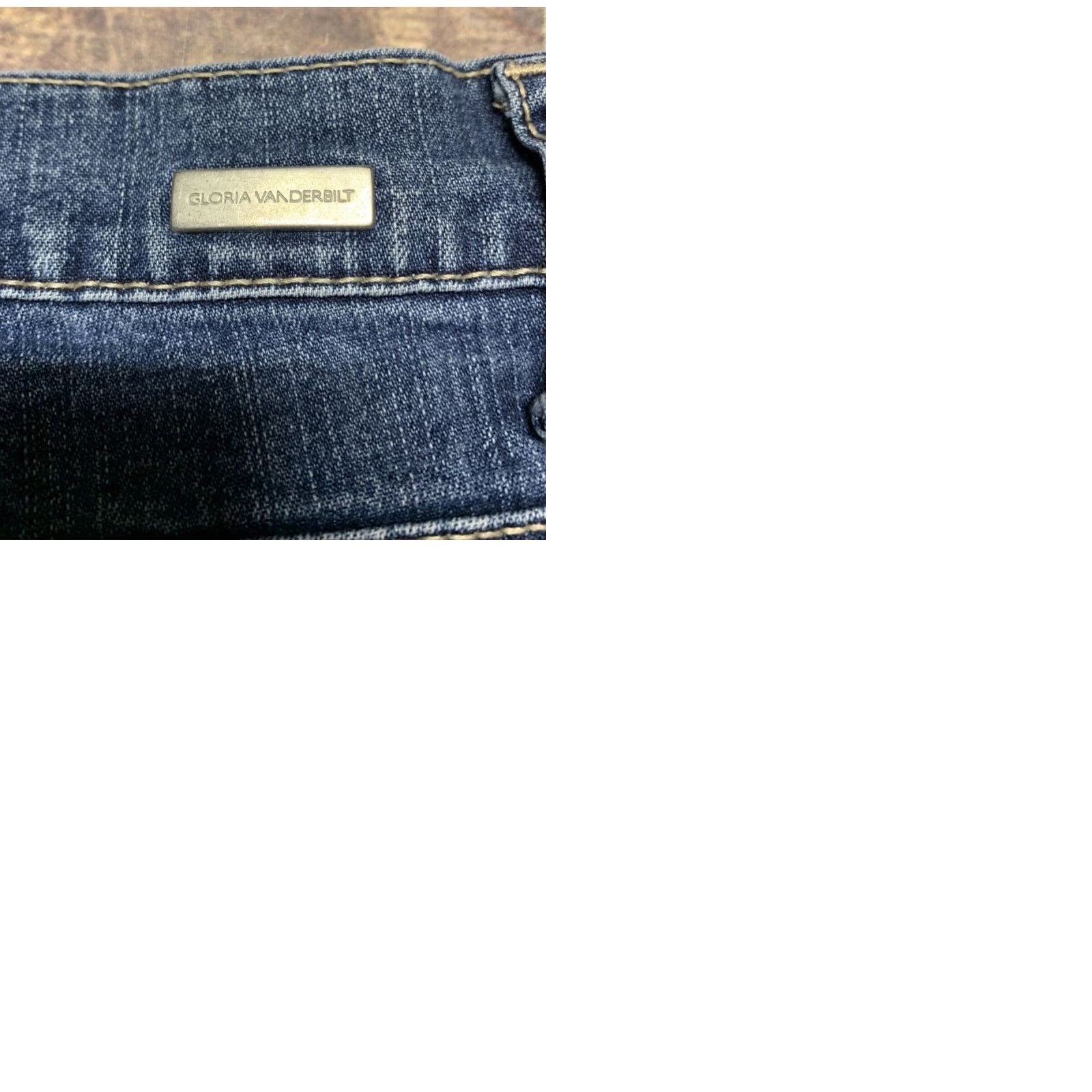 Gloria Vanderbilt Gloria Vanderbilt Jeans Womens Blue Jeans Size 10 Short Corto Court Stretch 32 x 30 Denim Straight Casual 9.5" Rise Women Size 32" / US 10 / IT 46 - 9 Thumbnail