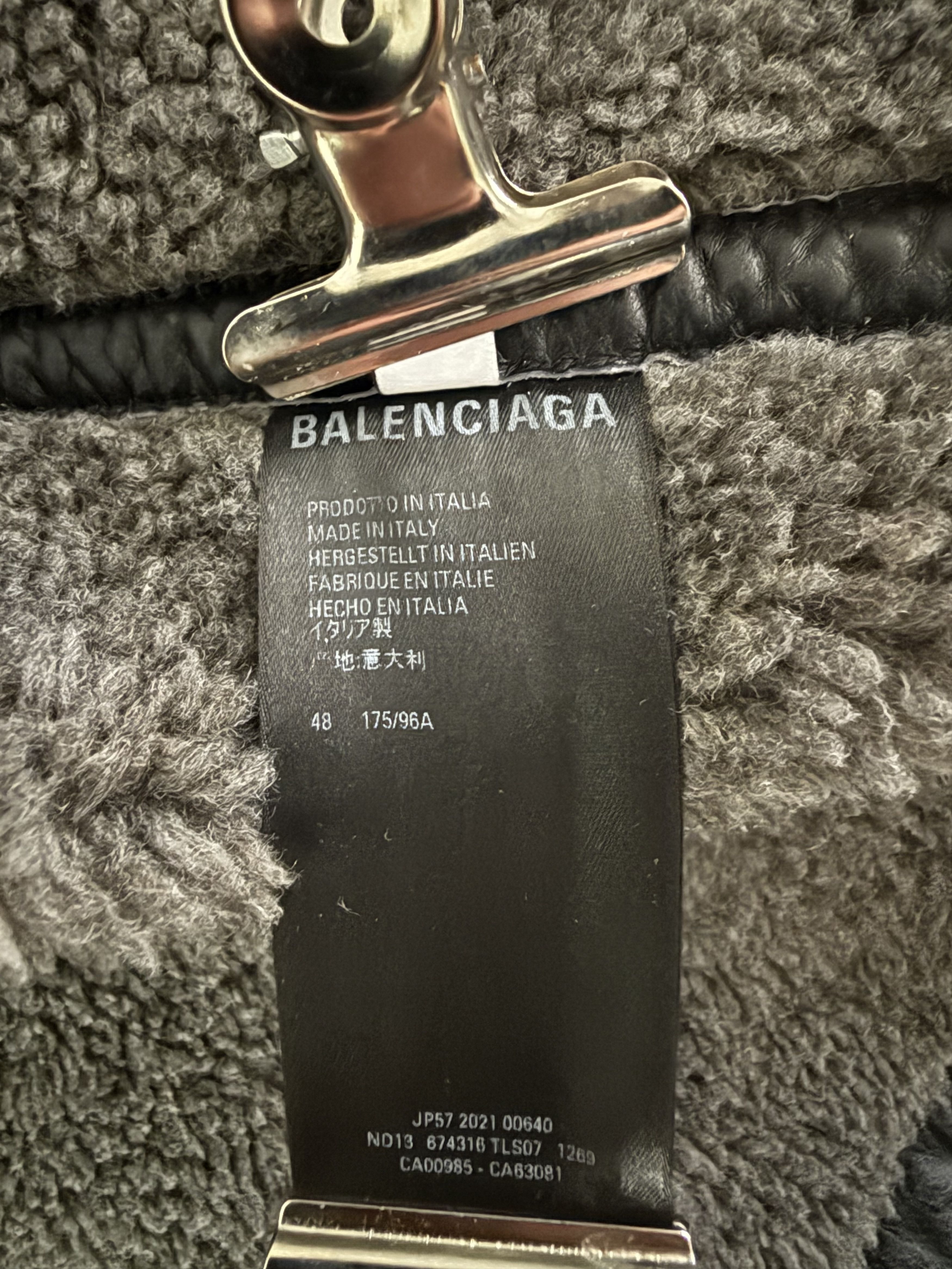 Balenciaga Hooded Shearling Jacket Leather Size US M / EU 48-50 / 2 - 19 Thumbnail