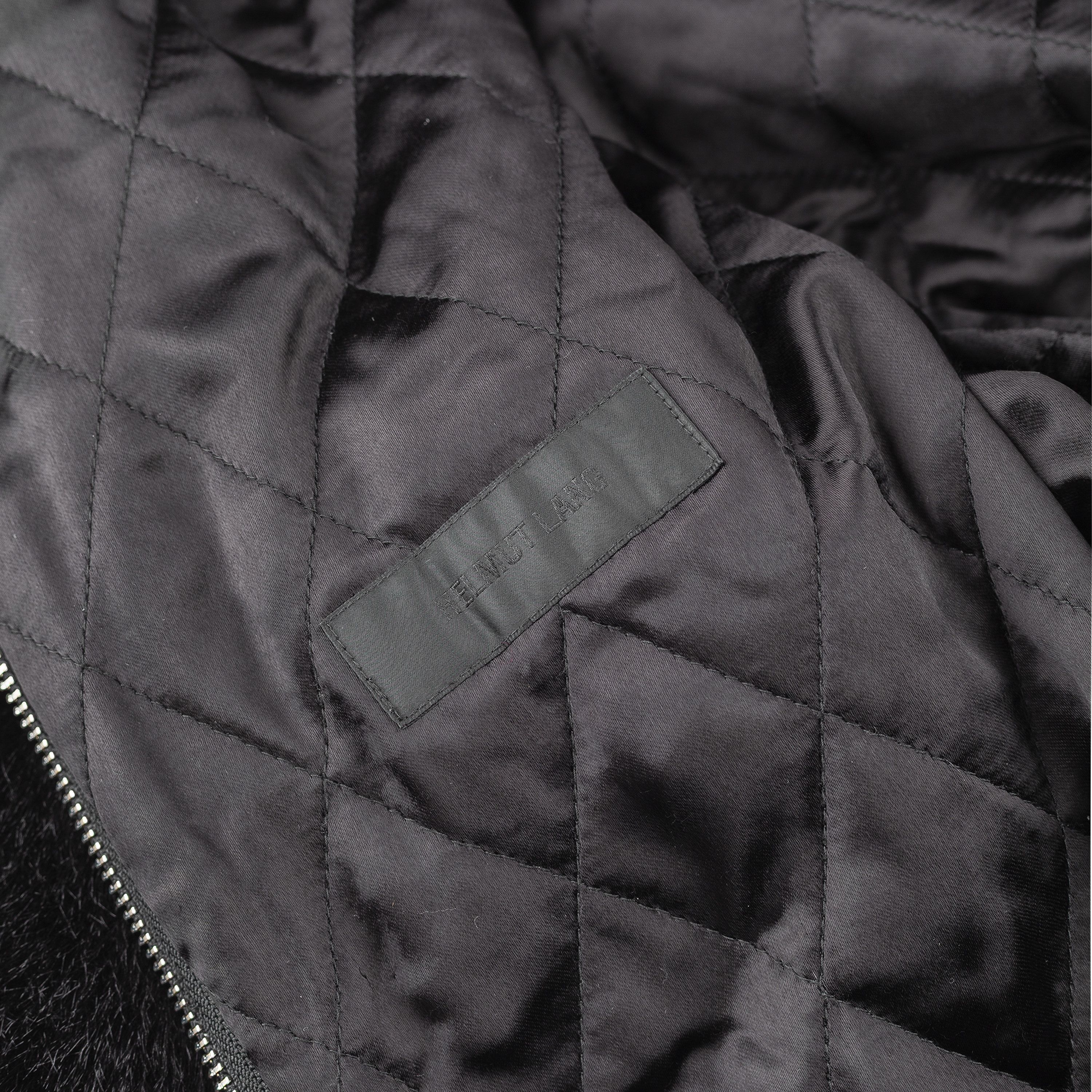 Helmut Lang Helmut Lang Oversized Black Faux Mink Bomber Jacket Size M / US 6-8 / IT 42-44 - 10 Thumbnail