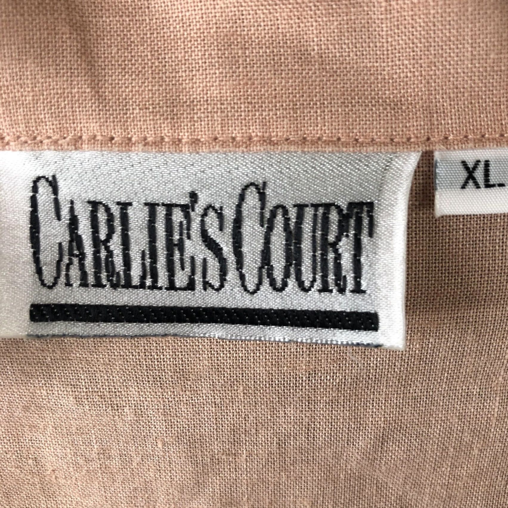 Pinko Carlie's Court Shirt Womens XL Pink 100% Linen Button Front Tunic Top Beachy Linen Casual Beachwear Long Sleeve Collared Button-Up Size XL / US 12-14 / IT 48-50 - 6 Thumbnail