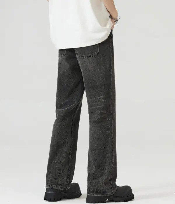 Japanese Brand nezawa x Rika American grey washed flared baggy jeans Size US 32 / EU 48 - 6 Thumbnail