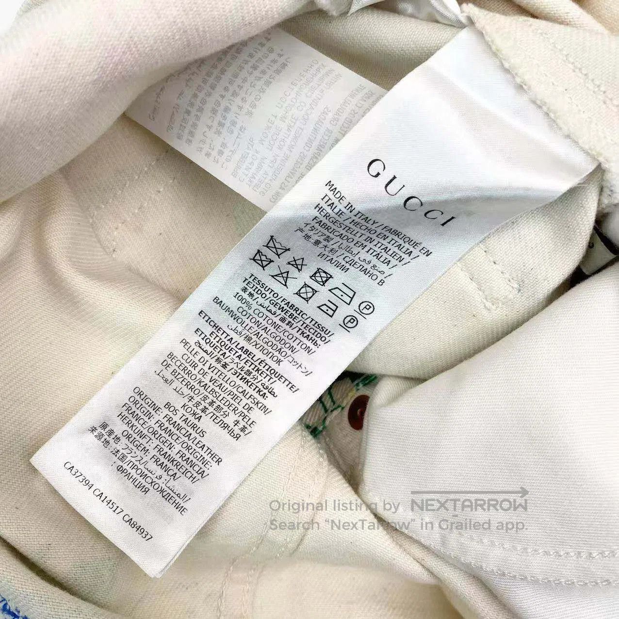Gucci Guicci Disney co-branded leather brand logo Mickey Mouse p Size 24" / US 00 / IT 34 - 4 Thumbnail
