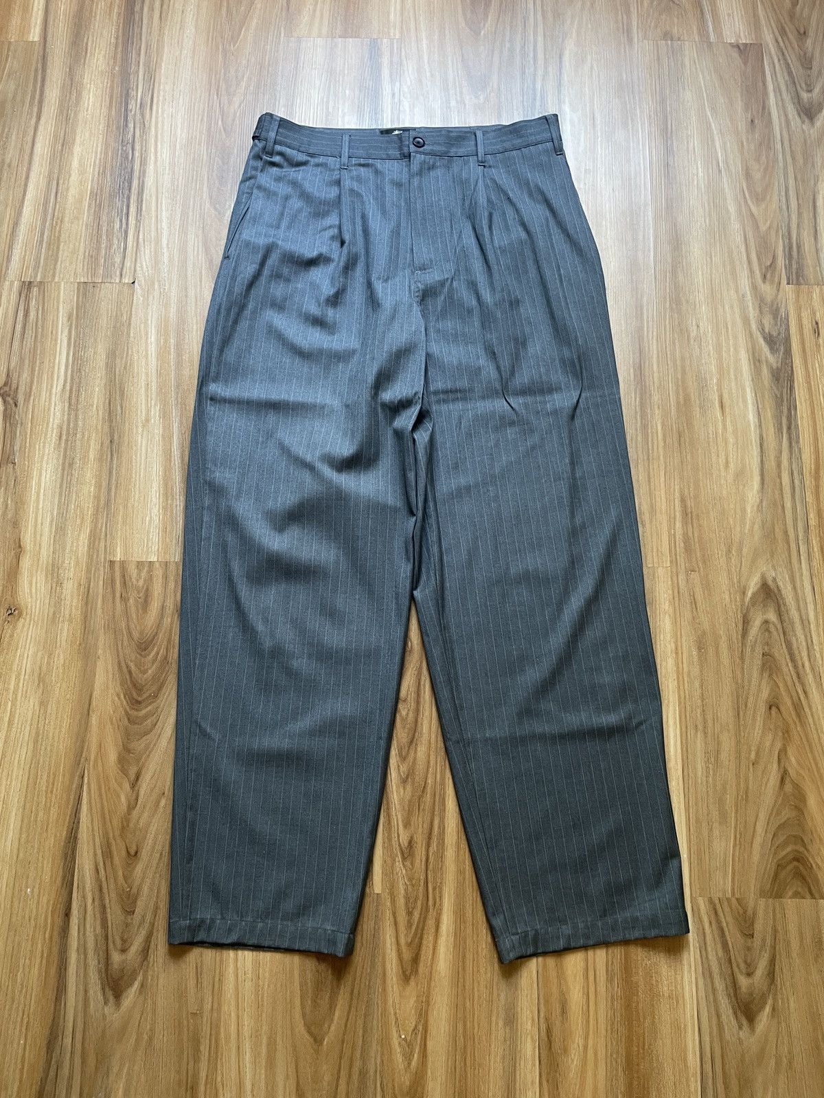 Stussy Stussy Pinstripe Wool-blend Pants Size US 34 / EU 50 - 1 Thumbnail